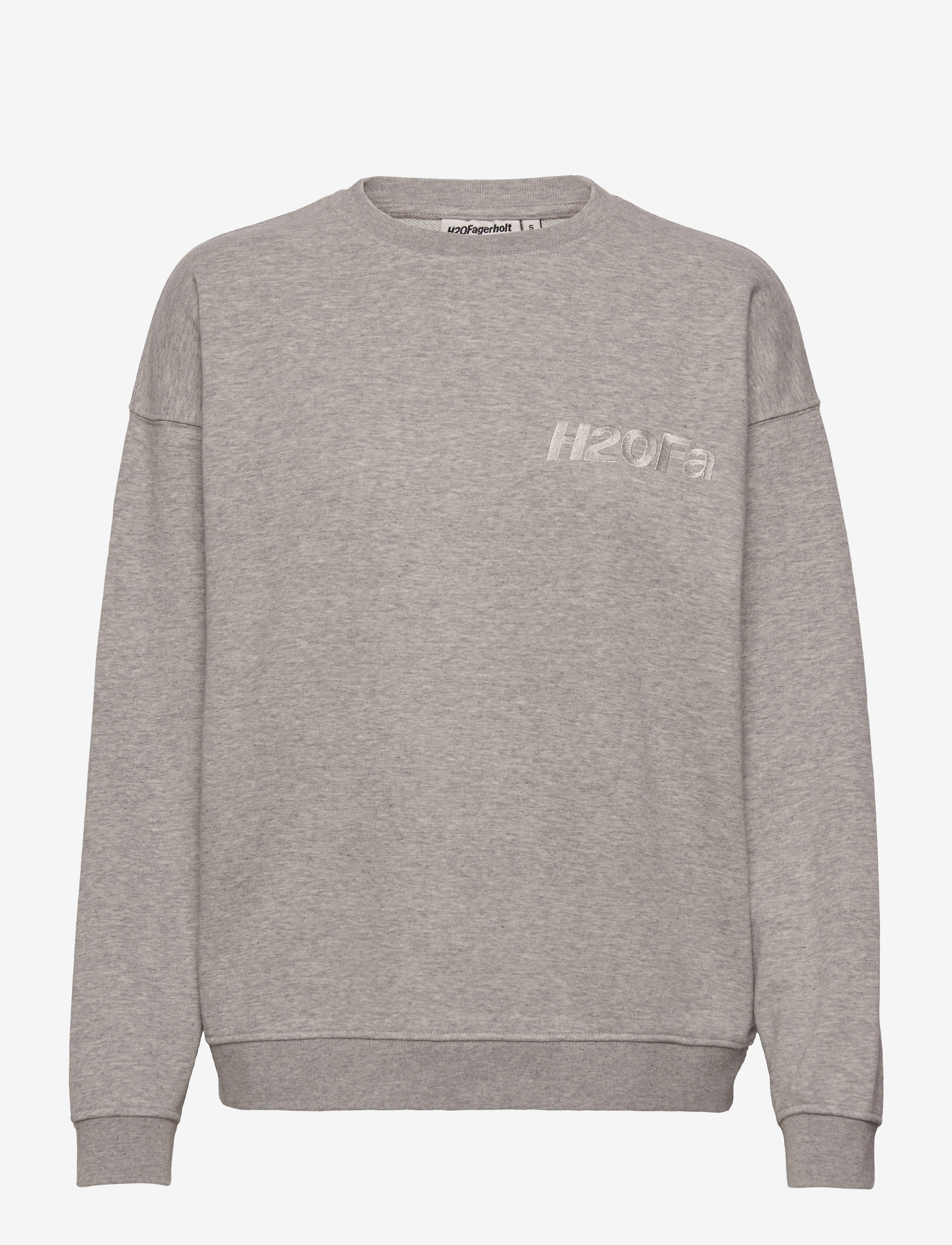 H2O Fagerholt Cream Doctor 1 O'neck, S, Grey, Sweatshirts & Hættetrøjer > Sweatshirts, Dame