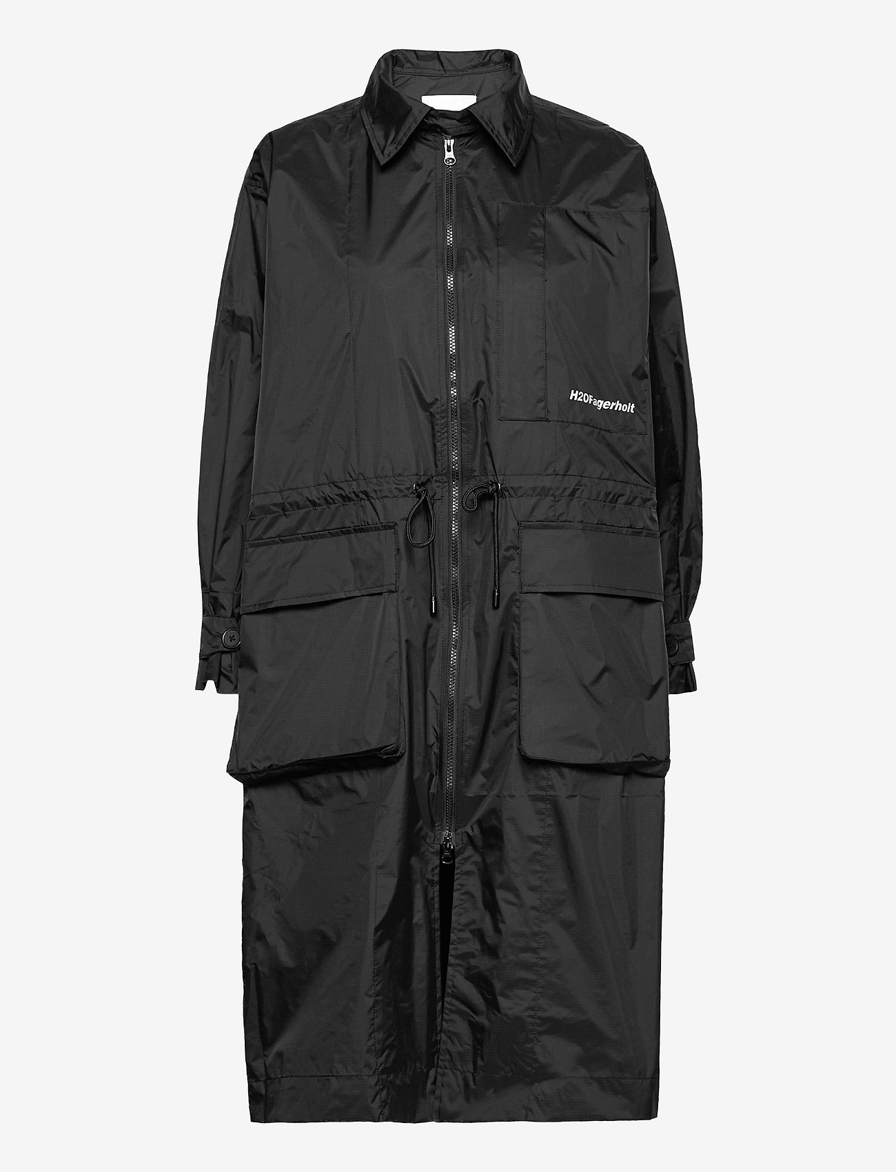 H2O Fagerholt - Rain Coat - regnjakker - black/black - 4