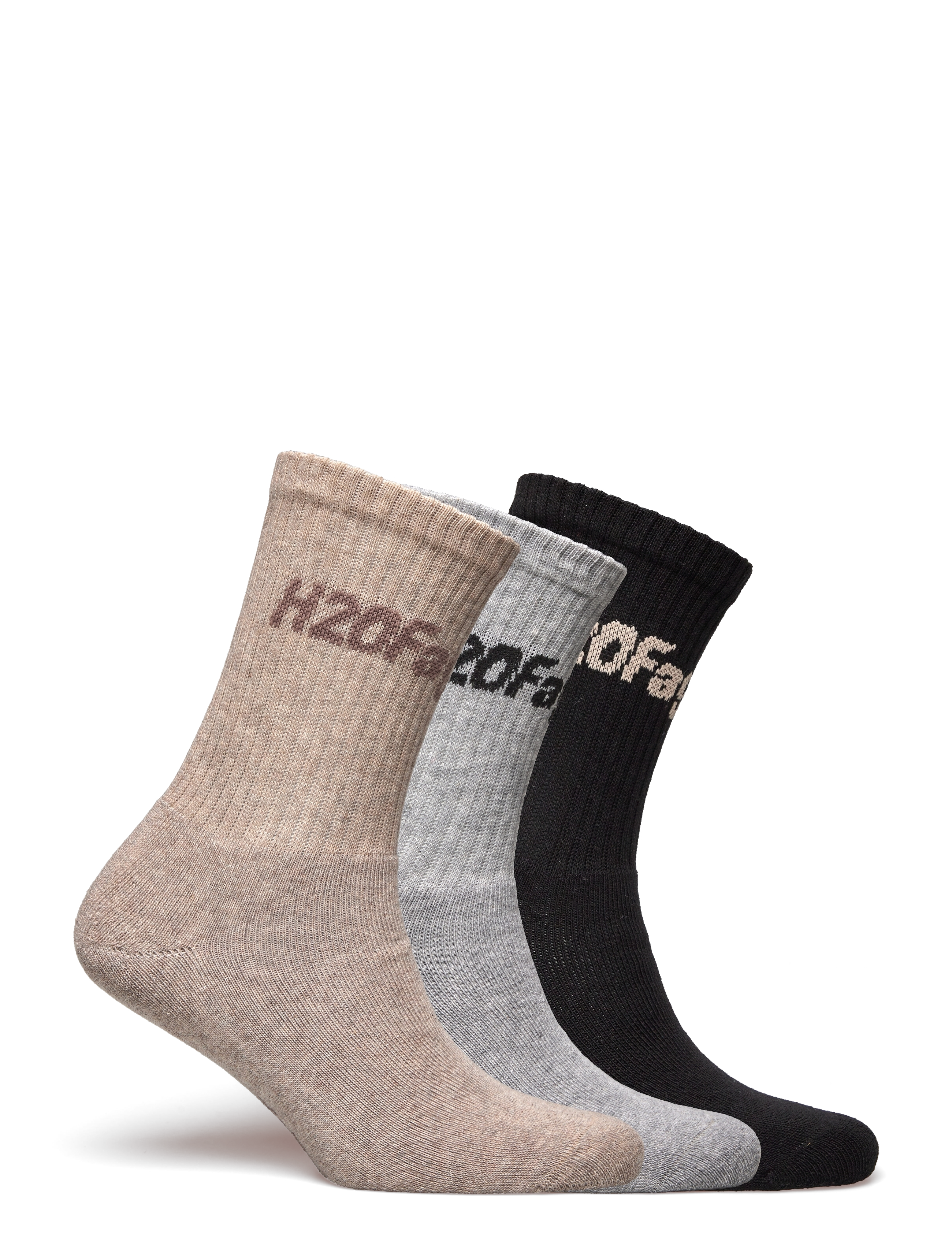 H2O Fagerholt - Suck Socks 3-Pack - black/beige/grey - 1