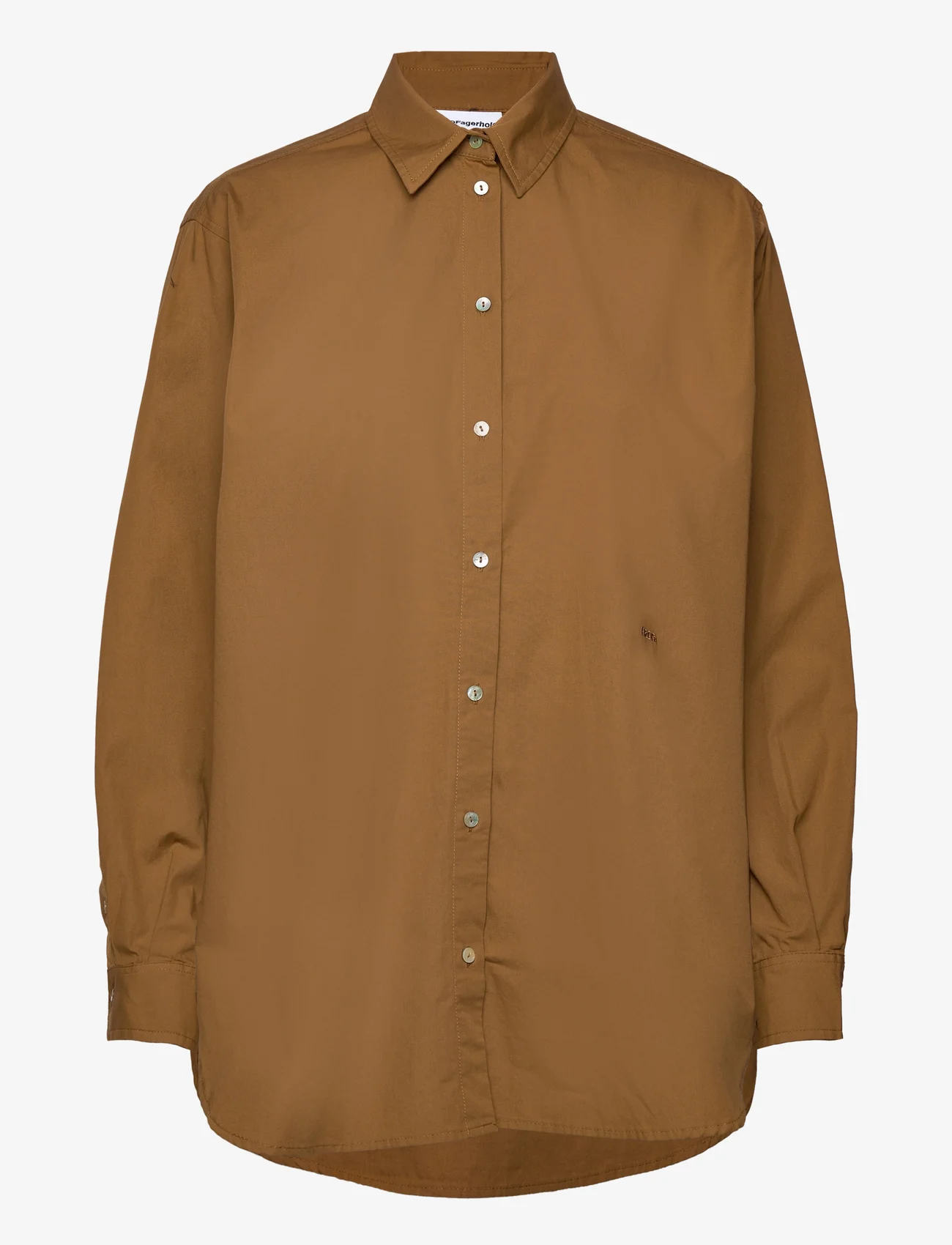 H2O Fagerholt - Afternoon Shirt - långärmade skjortor - camel - 0