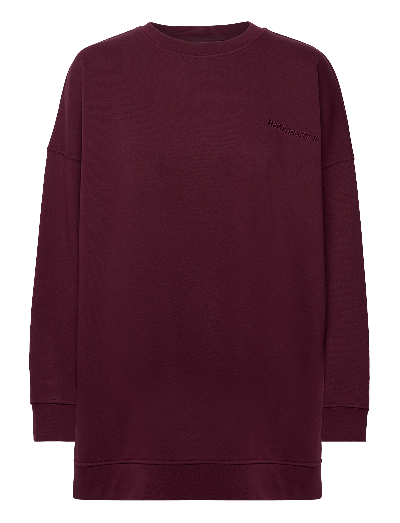 H2O Fagerholt - Be Free O'neck Sweat - mode trends - plum wine - 0