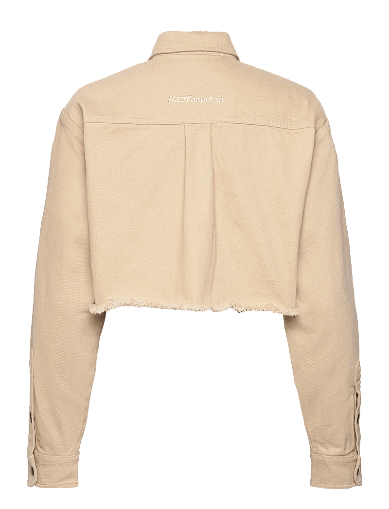 H2O Fagerholt - It Is Okay Jacket - overshirts - 3563 light khaki - 1
