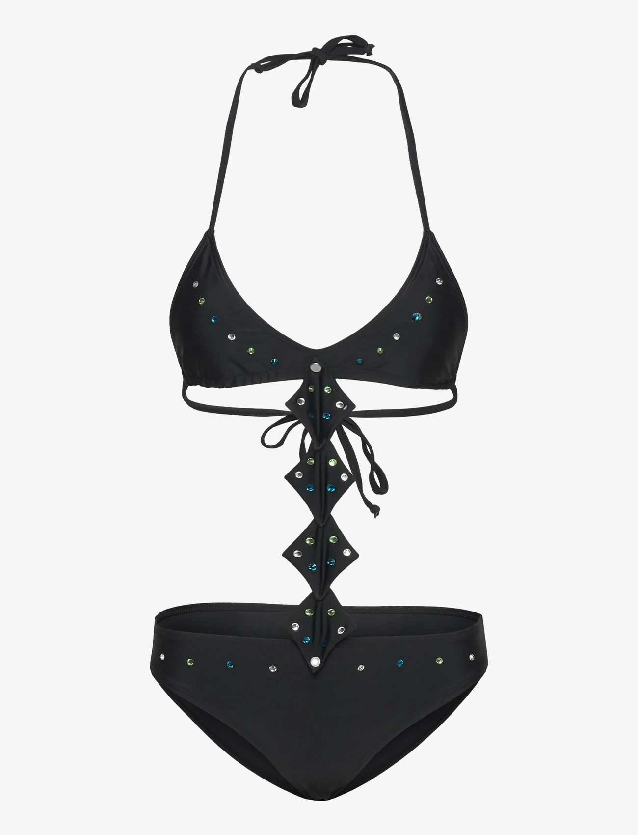 H2O Fagerholt - Fire Vibes Bikini - bikini sets - black - 0