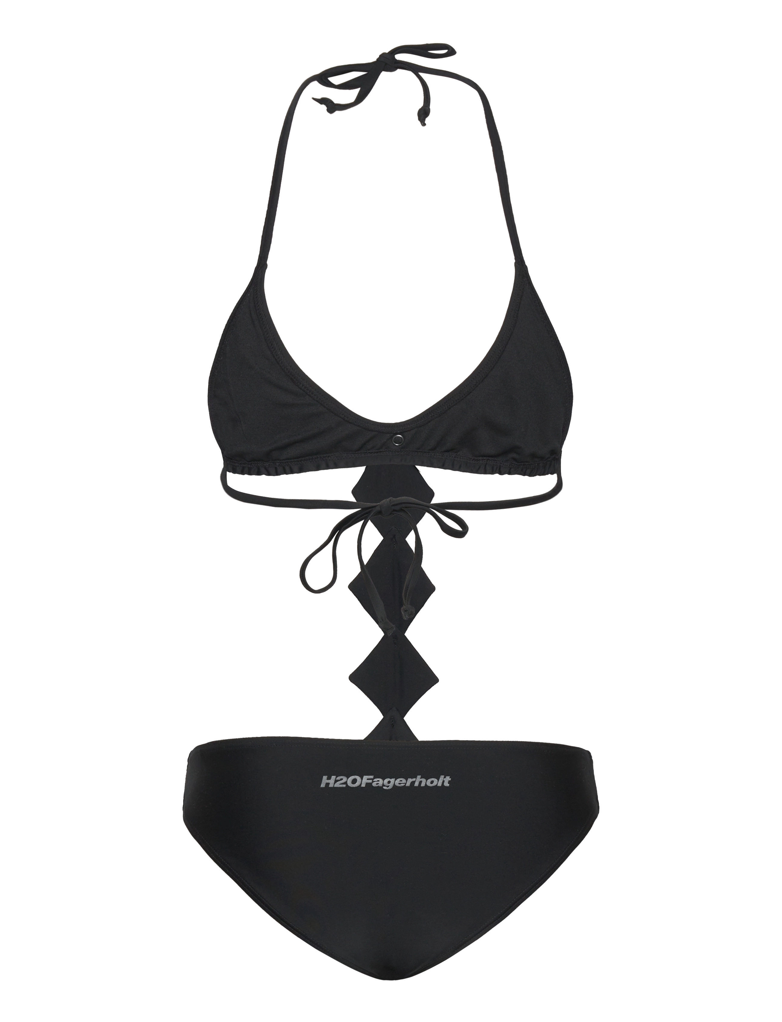 H2O Fagerholt - Fire Vibes Bikini - bikini sæt - black - 2