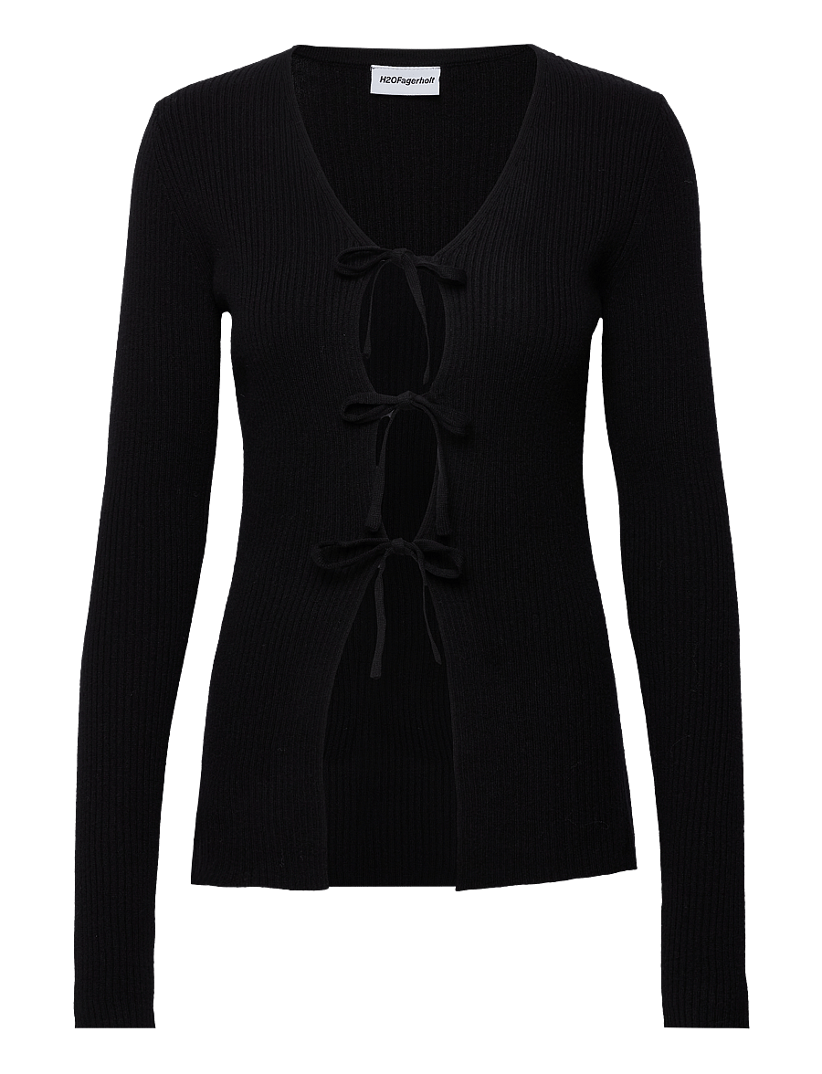 H2O Fagerholt - Finest Top - cardigans - black - 0