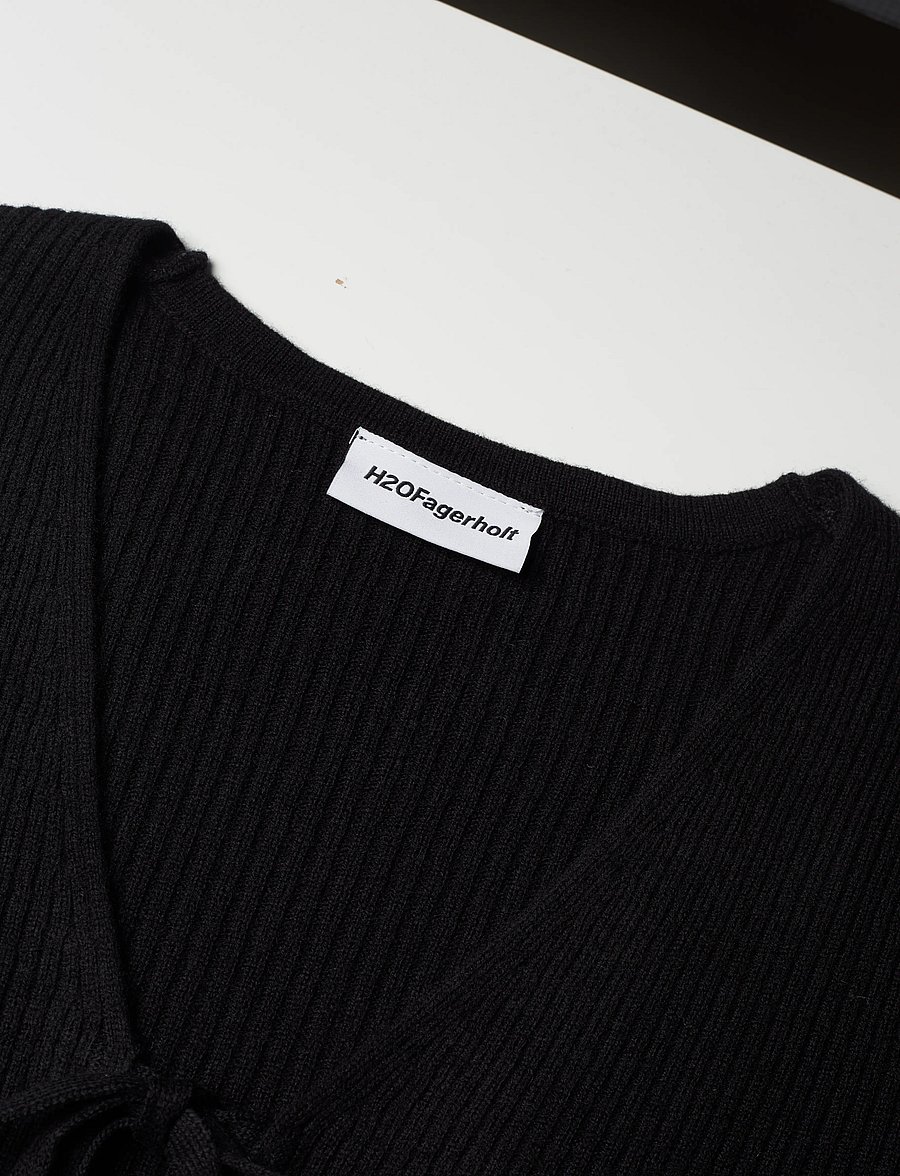 H2O Fagerholt - Finest Top - cardigans - black - 2