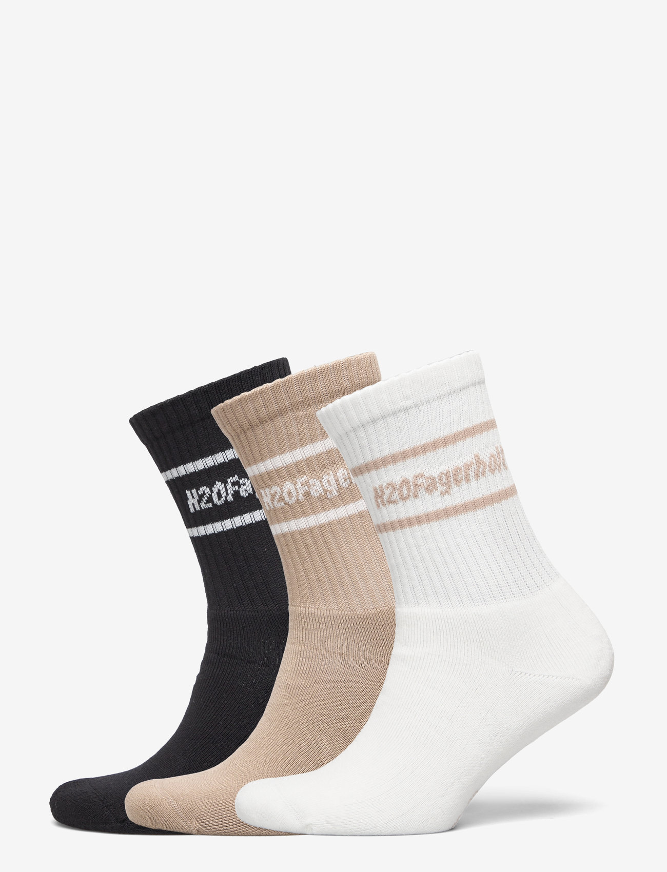 H2O Fagerholt - New Suck Socks - black/white/creamy grey - 0