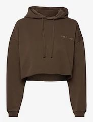 H2O Fagerholt - Pro Cropped Sweat Hoodie - collegepaidat & hupparit - earth - 0