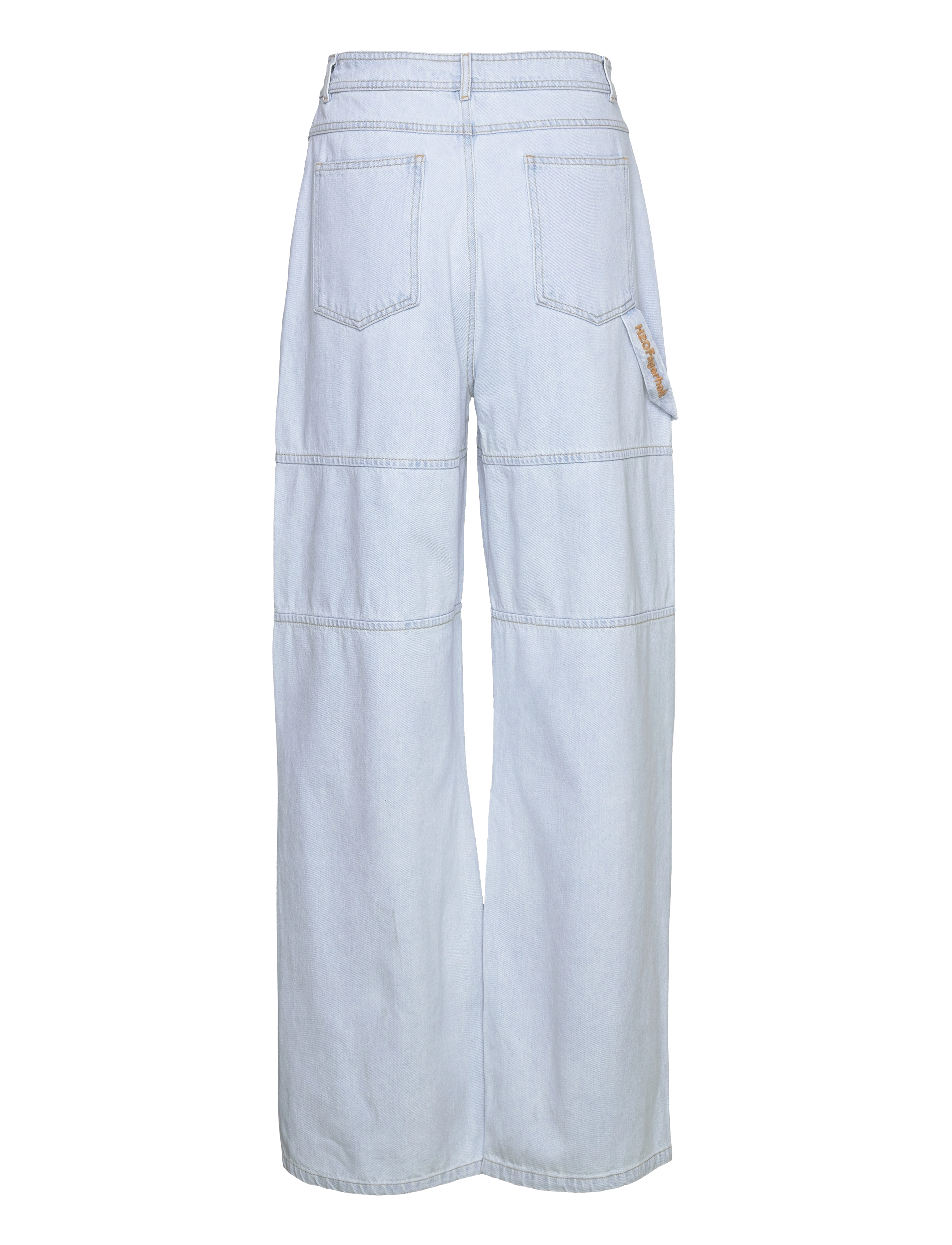 H2O Fagerholt - Classic box jeans - cargobukser - light blue denim - 1