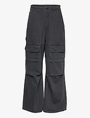 H2O Fagerholt - Classic box jeans - spodnie szerokie - washed black - 0