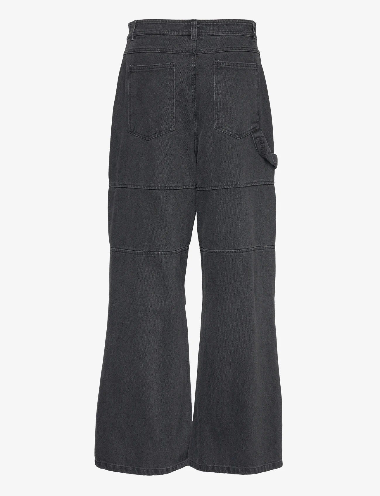 H2O Fagerholt - Classic box jeans - spodnie szerokie - washed black - 1