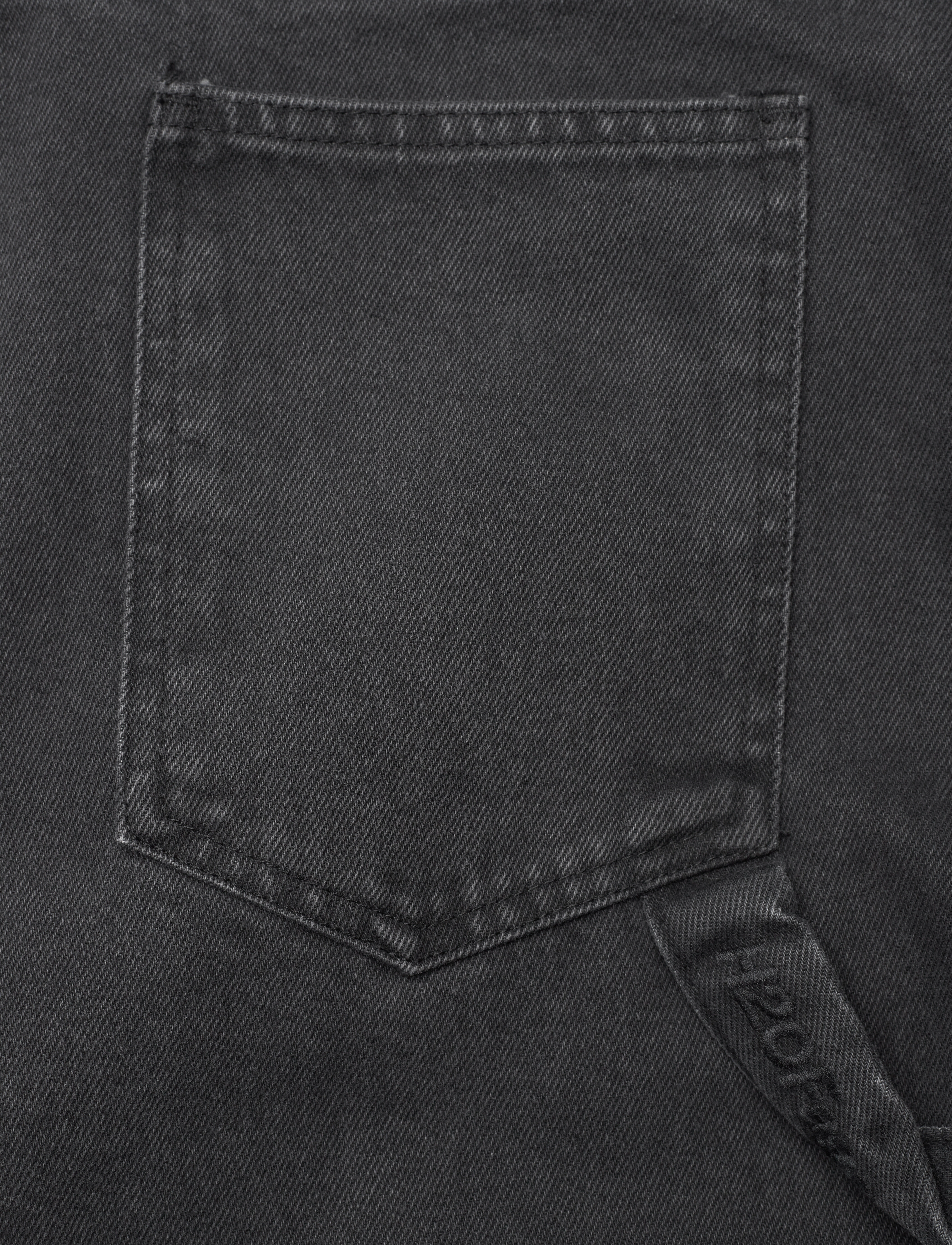 H2O Fagerholt - Classic box jeans - brede jeans - washed black - 4