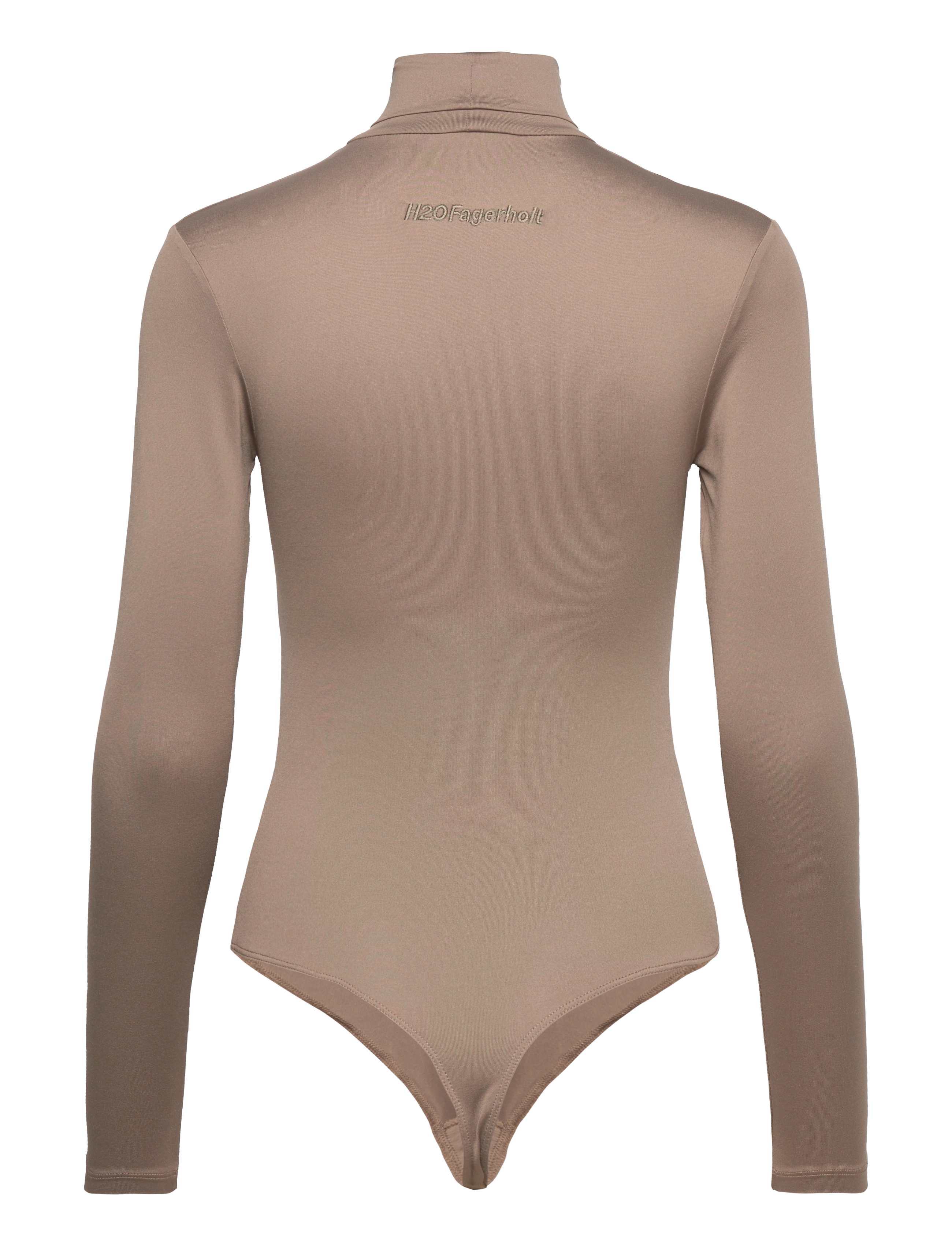 H2O Fagerholt - Elegant High Neck Bodystocking - walnut - 1