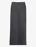 Classic jeans skirt - WASHED BLACK