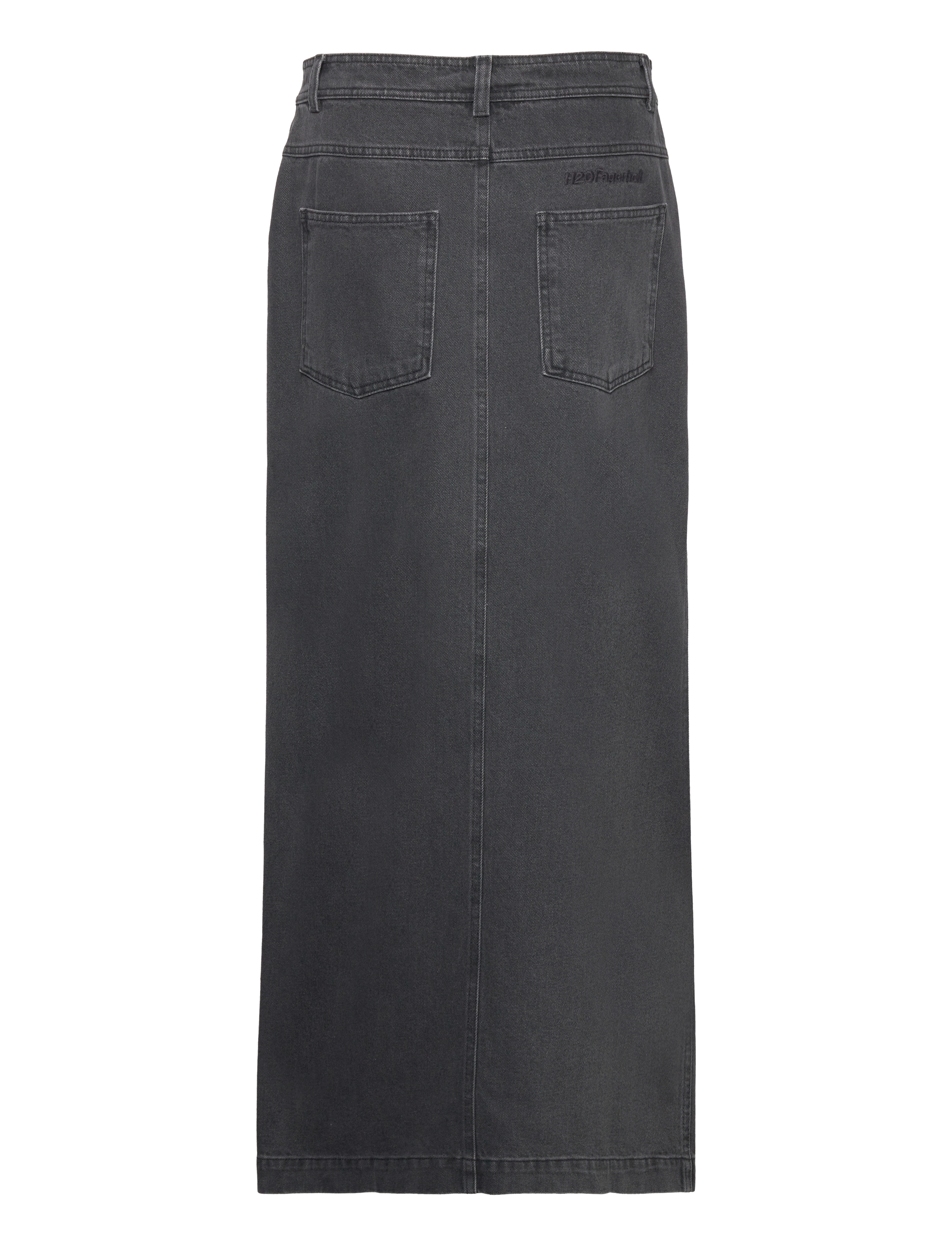 H2O Fagerholt - Classic jeans skirt - washed black - 1