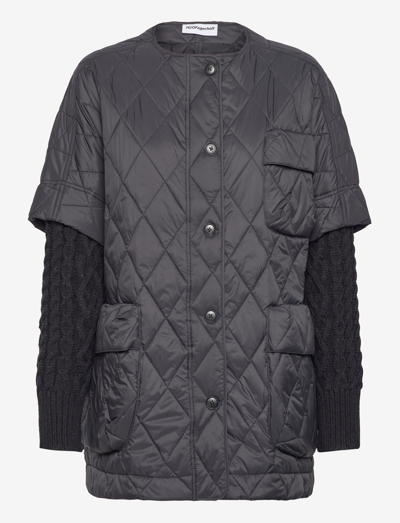 H2O Fagerholt - Cosiah jacket - frühlingsjacken - deep black - 0