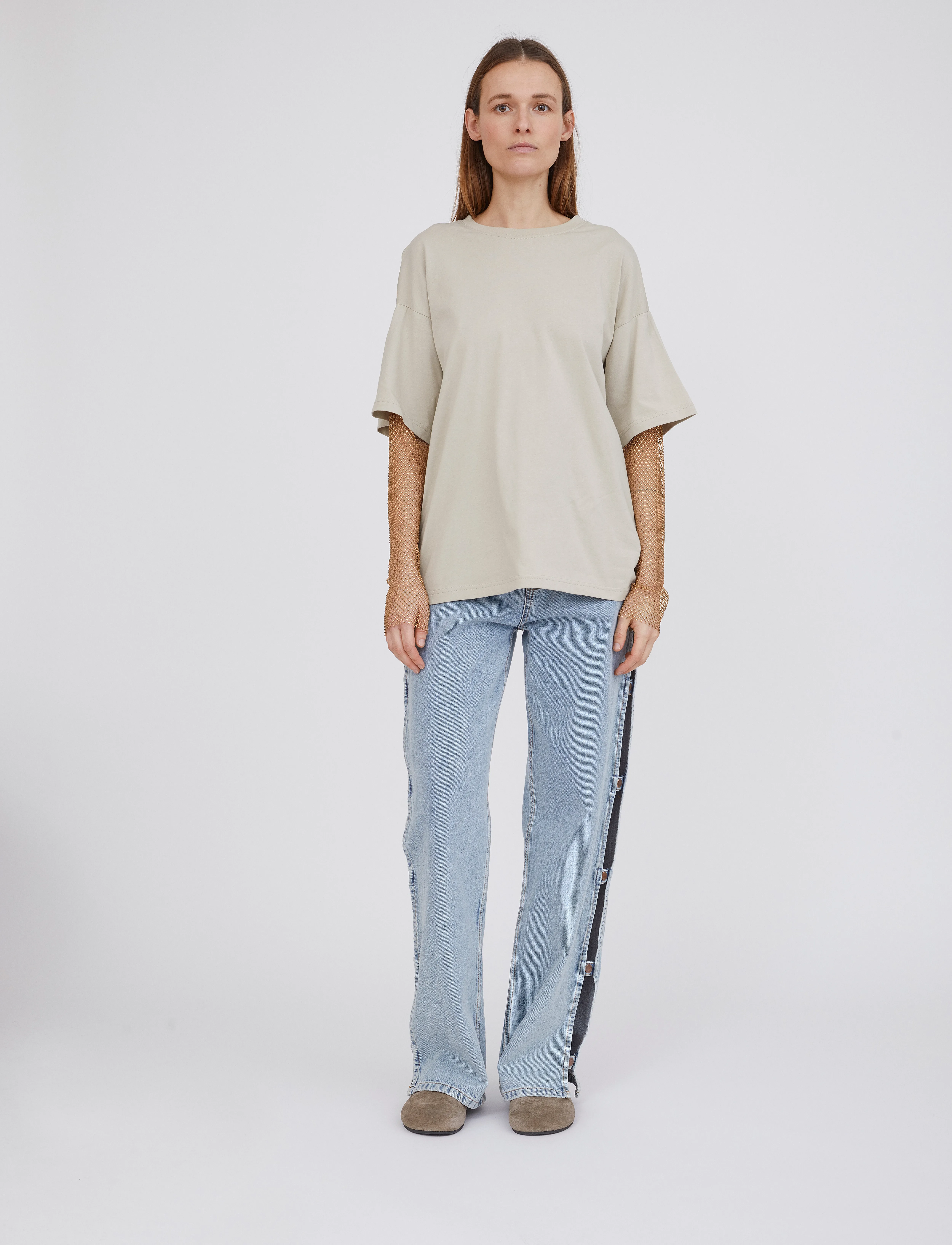 H2O Fagerholt Le T-Shirt, L, Beige, T-Shirts & Toppe > Langærmede, Dame