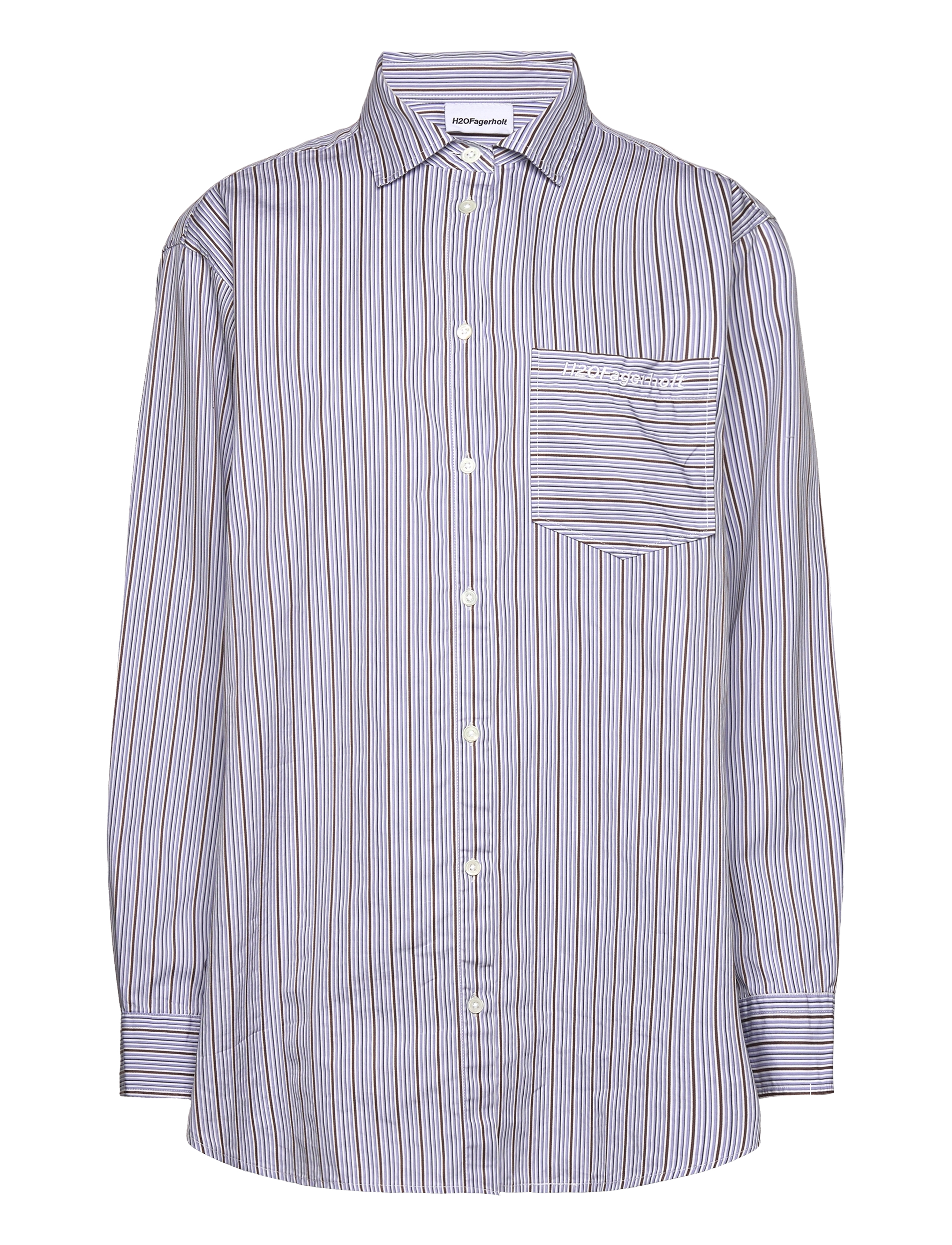 H2O Fagerholt PJ Shirt - Vaatteet - BLUE STRIPE / blue