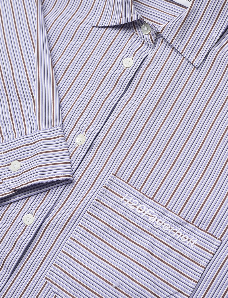 H2O Fagerholt - PJ Shirt - långärmade skjortor - blue stripe - 2
