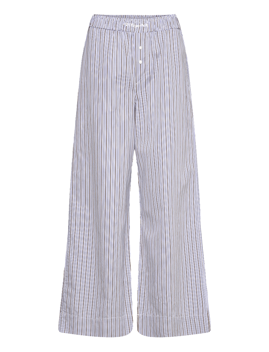 H2O Fagerholt - PJ Pants - hosen mit weitem bein - blue stripe - 0