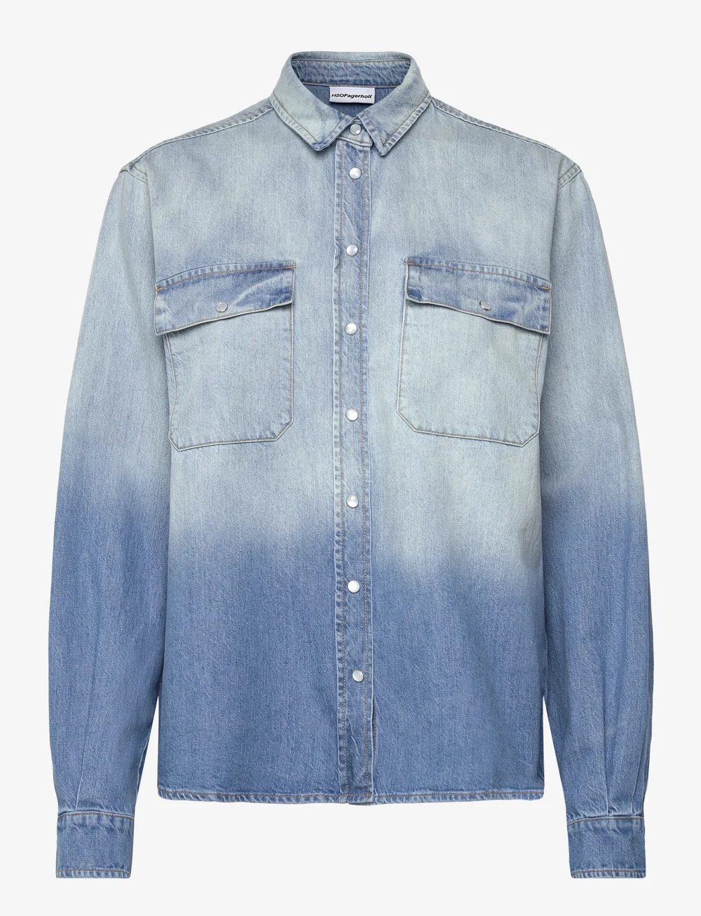H2O Fagerholt - Dip Dye Cowgirl Shirt - jeansskjortor - dip dyed denim - 0