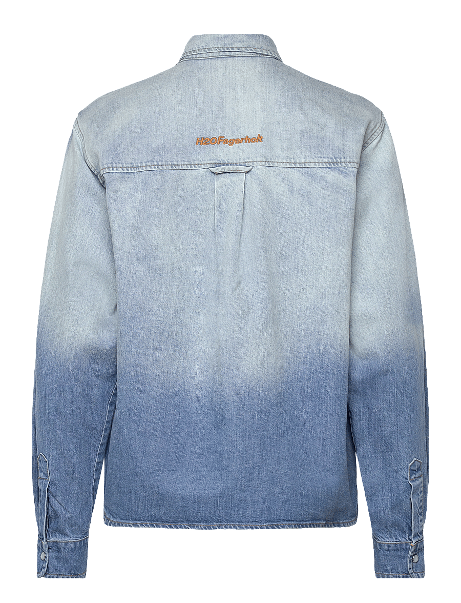 H2O Fagerholt - Dip Dye Cowgirl Shirt - chemises en jeans - dip dyed denim - 1