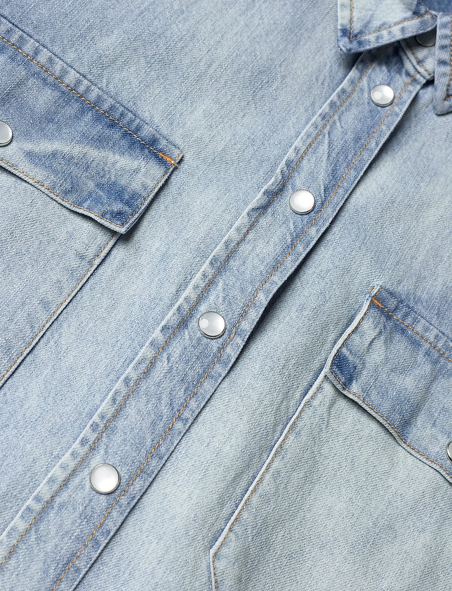 H2O Fagerholt - Dip Dye Cowgirl Shirt - chemises en jeans - dip dyed denim - 2