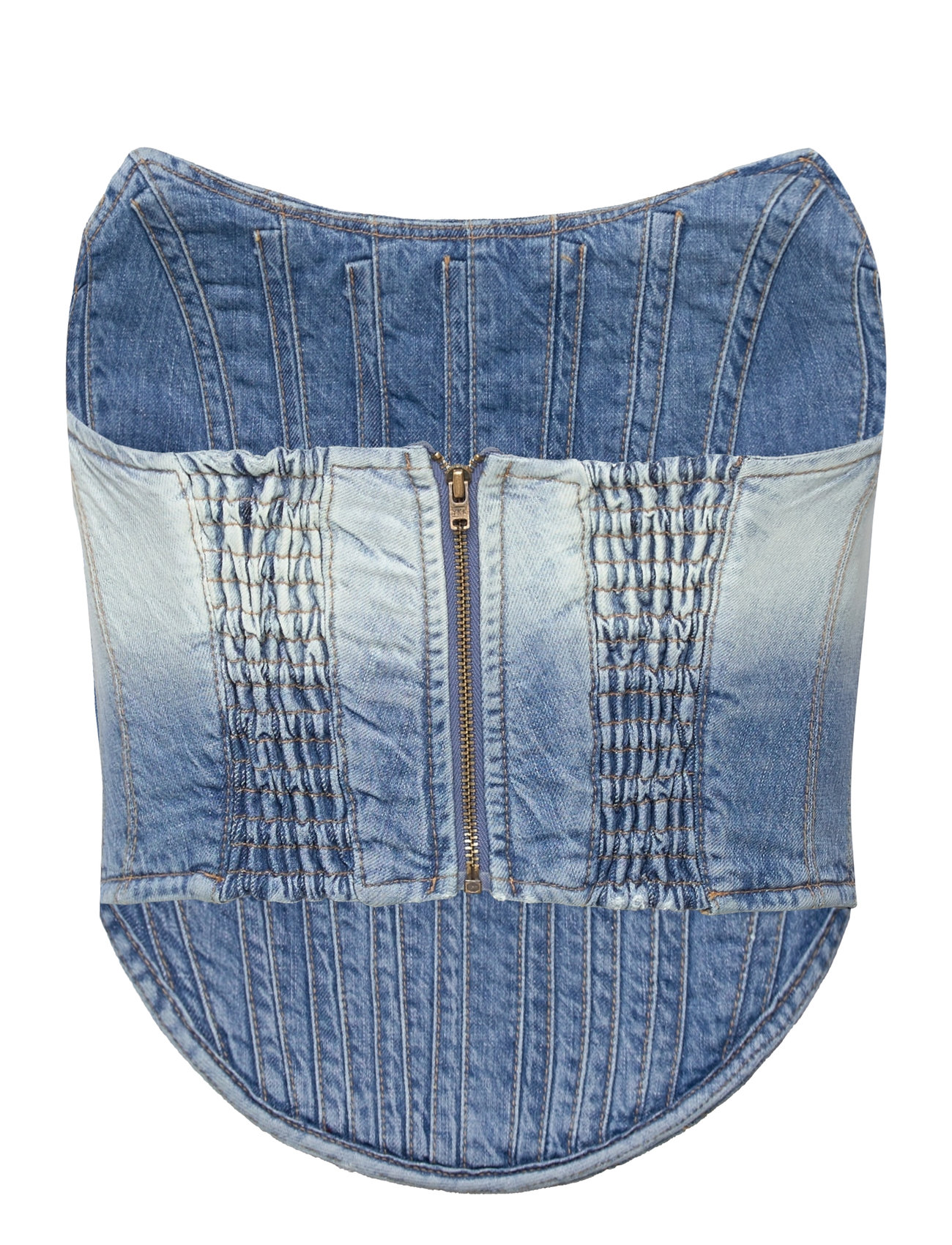 H2O Fagerholt - Dip Dye Corsage - crop tops - dip dyed denim - 1