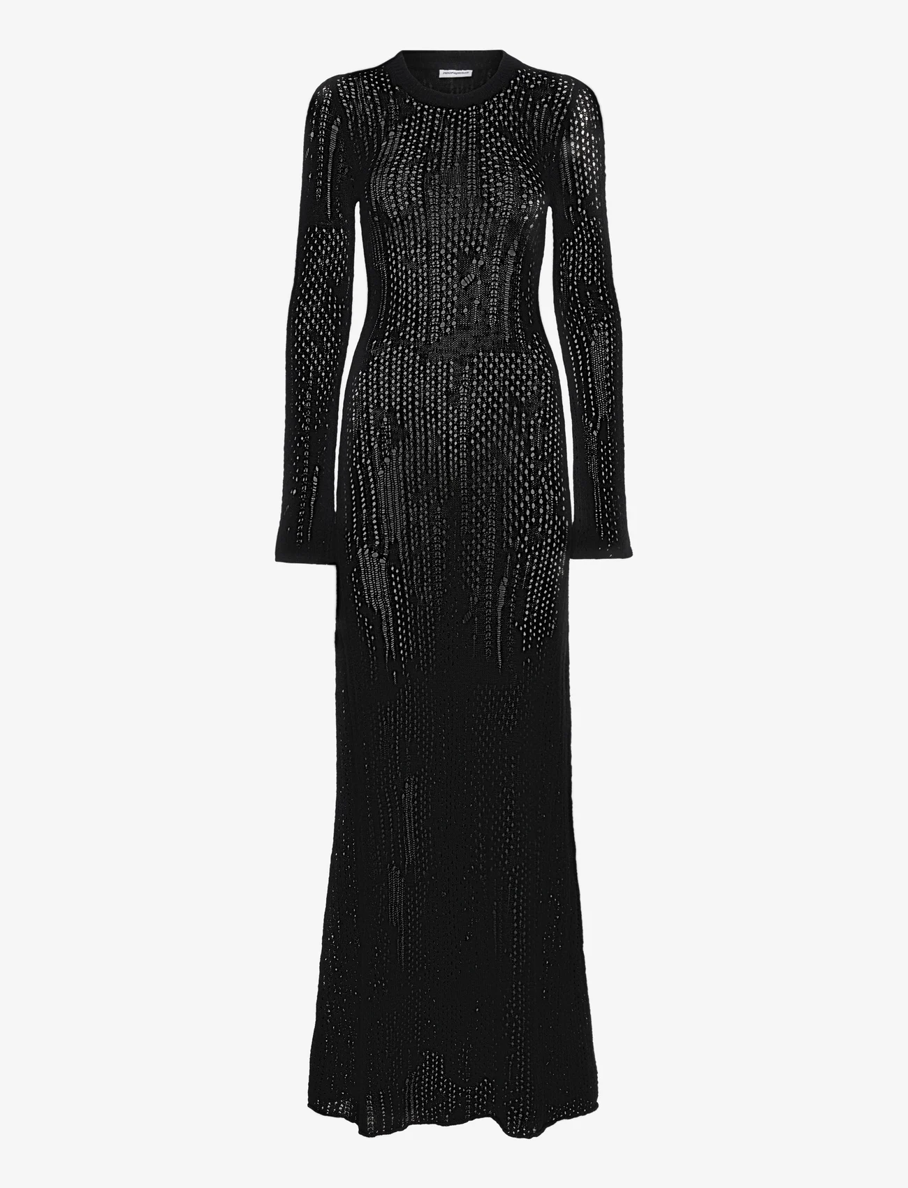 H2O Fagerholt - Nutto Dress - knitted dresses - deep black - 0