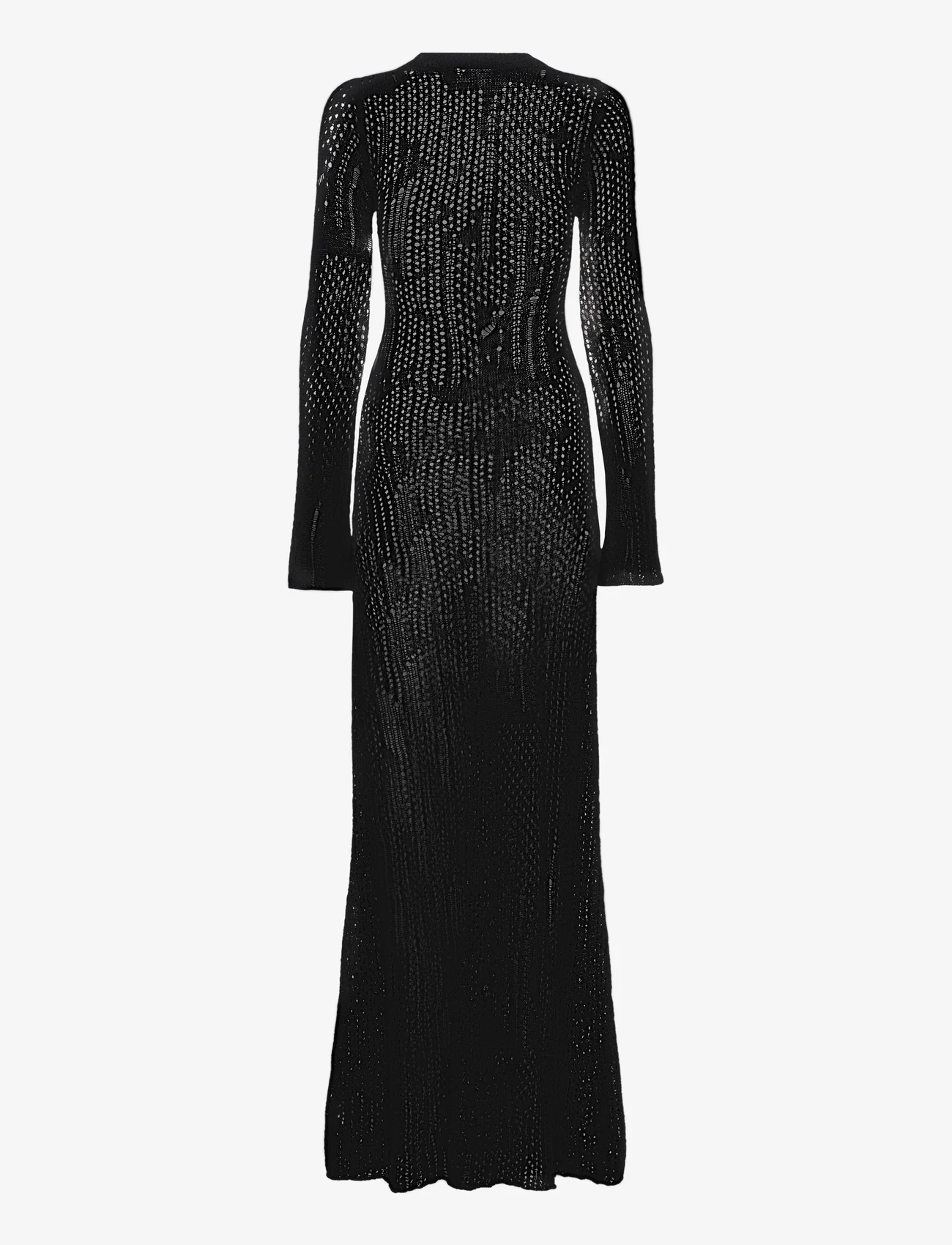 H2O Fagerholt - Nutto Dress - knitted dresses - deep black - 1