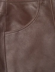 H2O Fagerholt - Lulu pants - leather trousers - coffee brown - 2