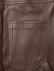 H2O Fagerholt - Lulu pants - leather trousers - coffee brown - 4