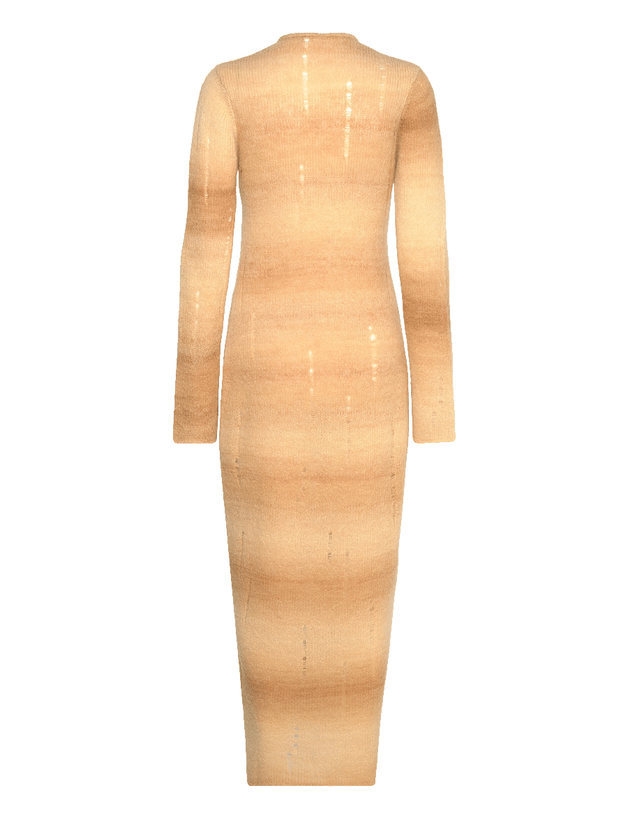 H2O Fagerholt - Mahairy Long Dress - cardigans - creamy grey - 1