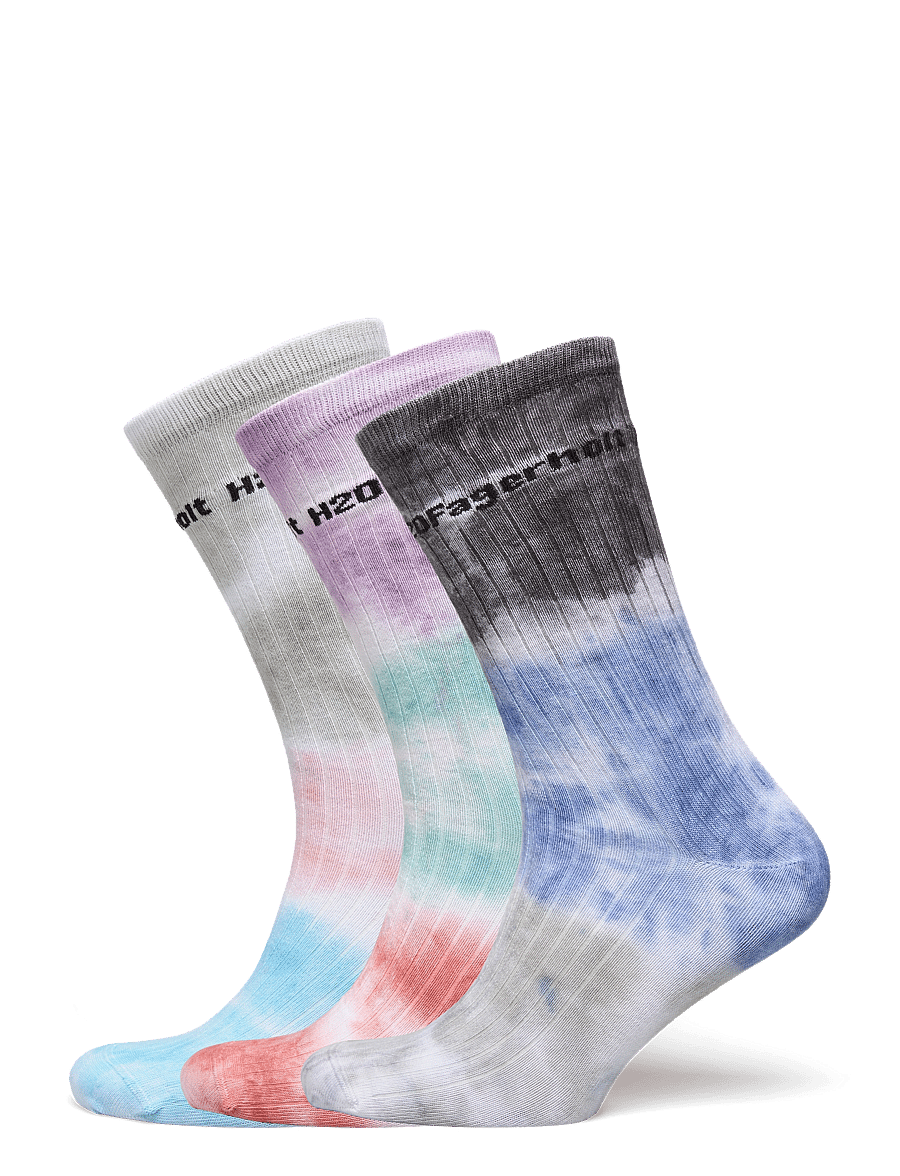 H2O Fagerholt - Dip dye sock - black/white/creamy grey - 0