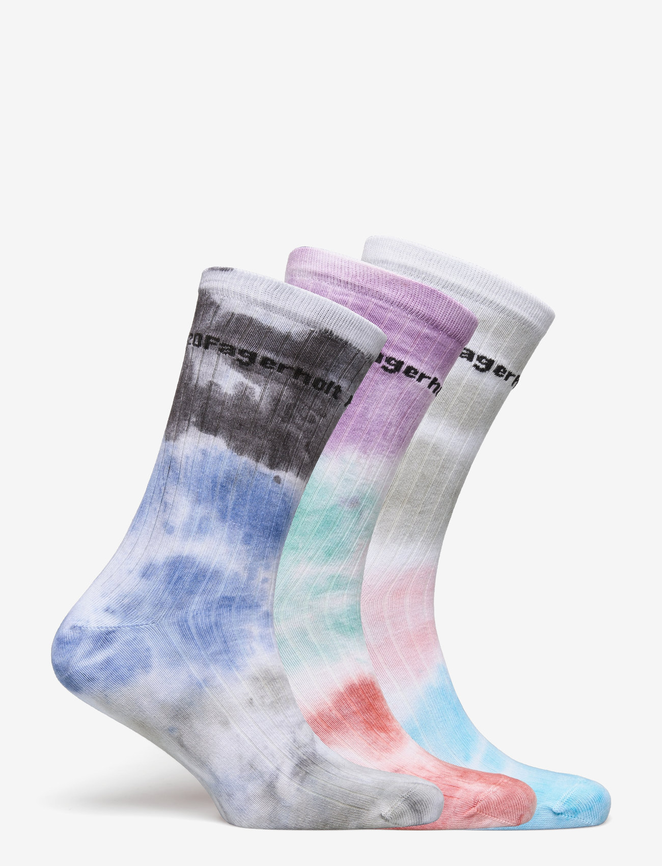 H2O Fagerholt - Dip dye sock - black/white/creamy grey - 1