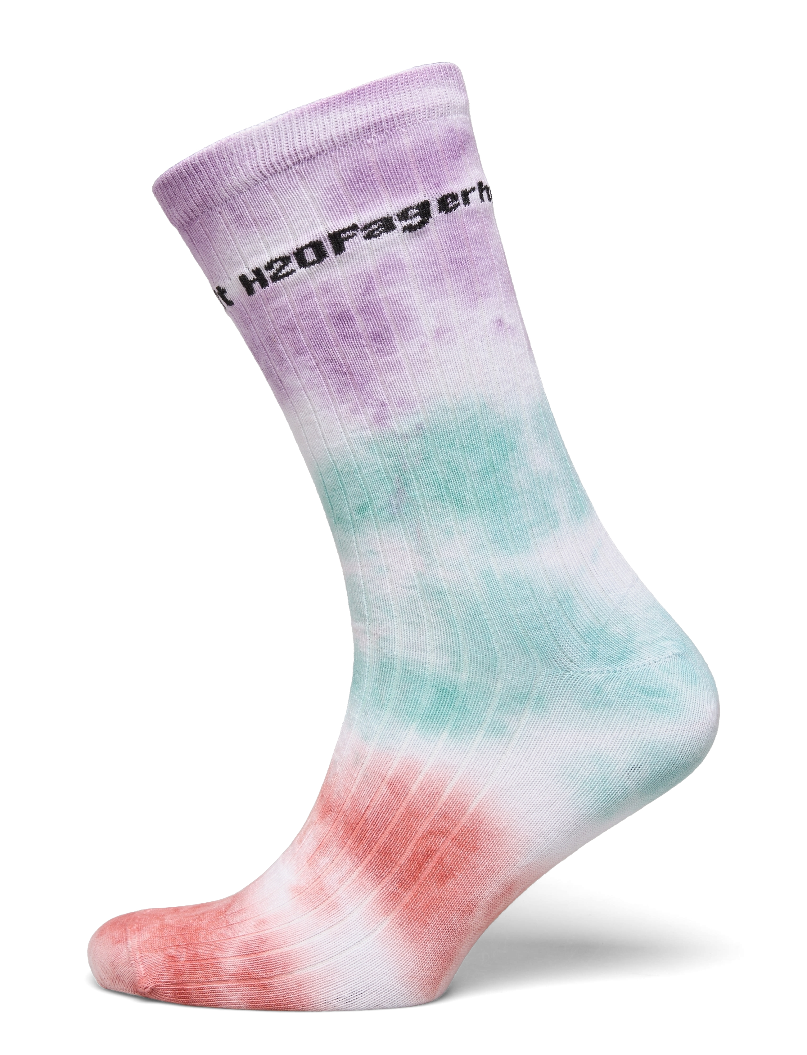 H2O Fagerholt - Dip dye sock - black/white/creamy grey - 2