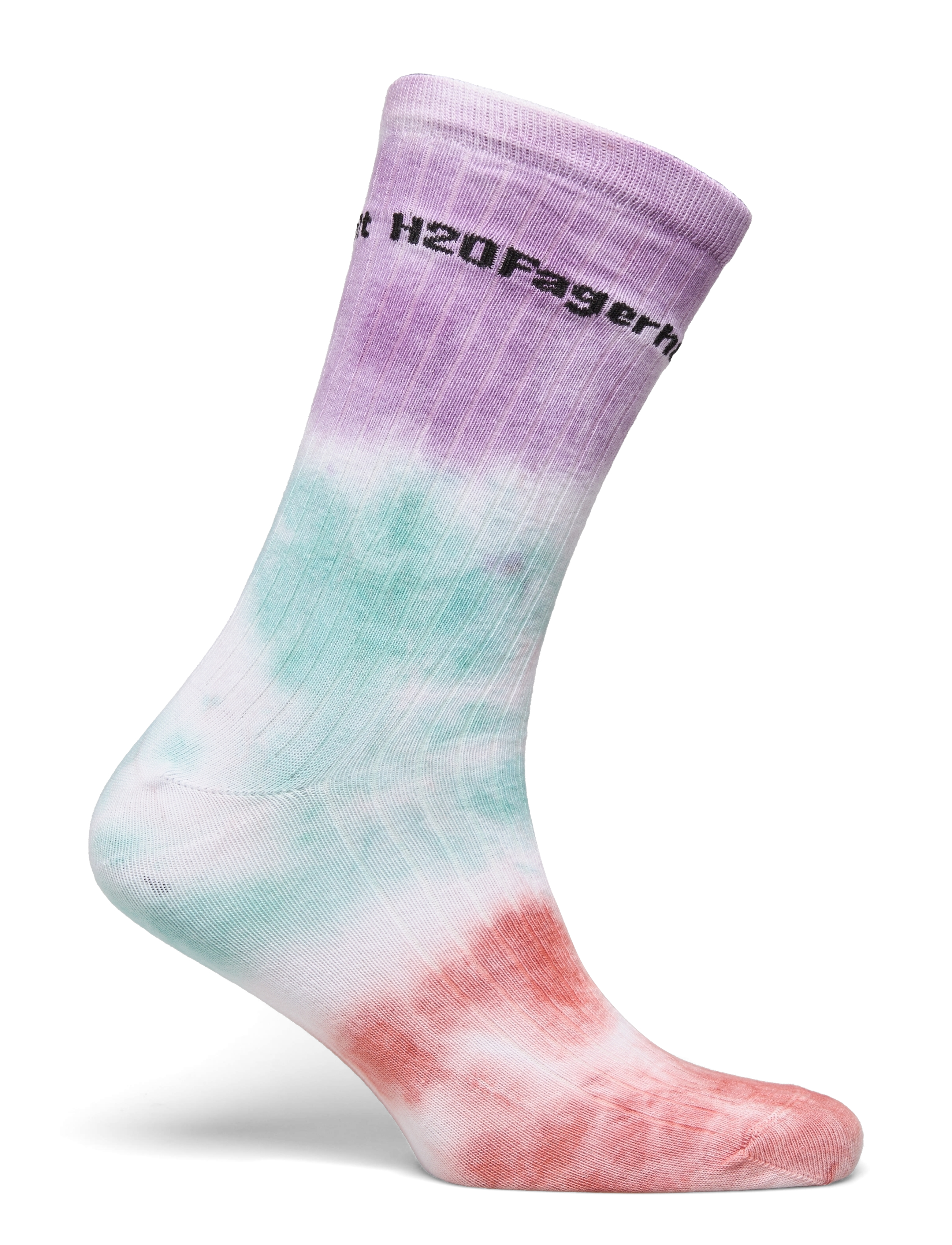 H2O Fagerholt - Dip dye sock - black/white/creamy grey - 3