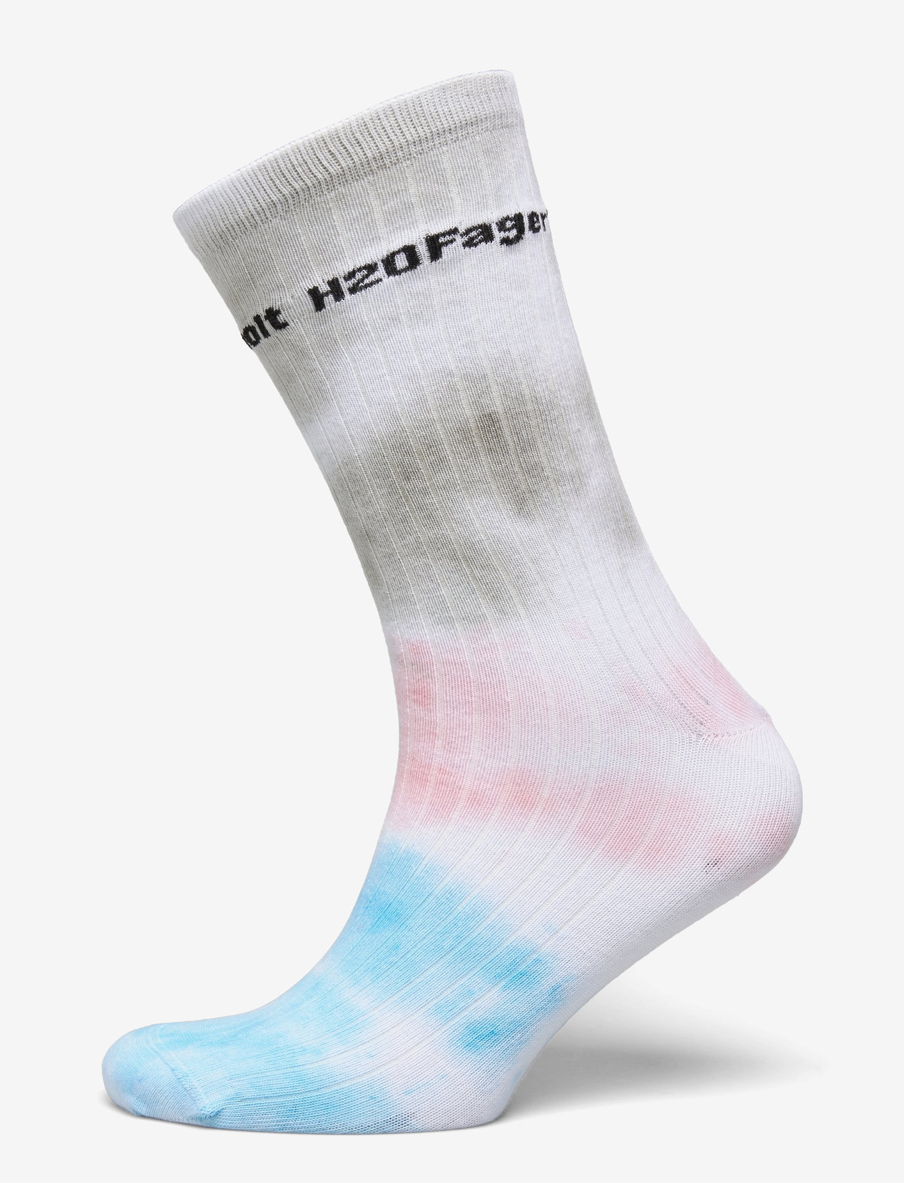H2O Fagerholt - Dip dye sock - black/white/creamy grey - 4