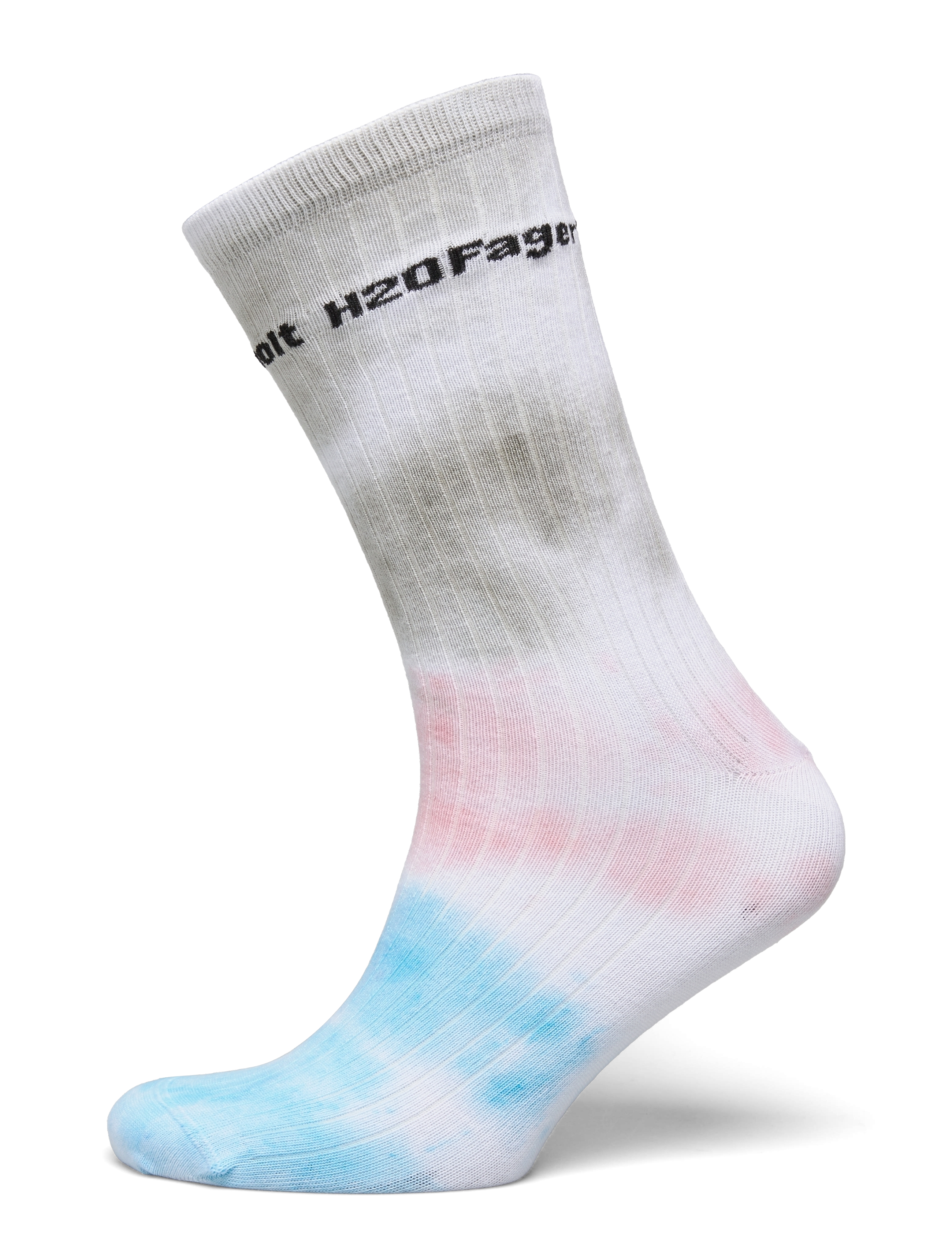 H2O Fagerholt - Dip dye sock - black/white/creamy grey - 4