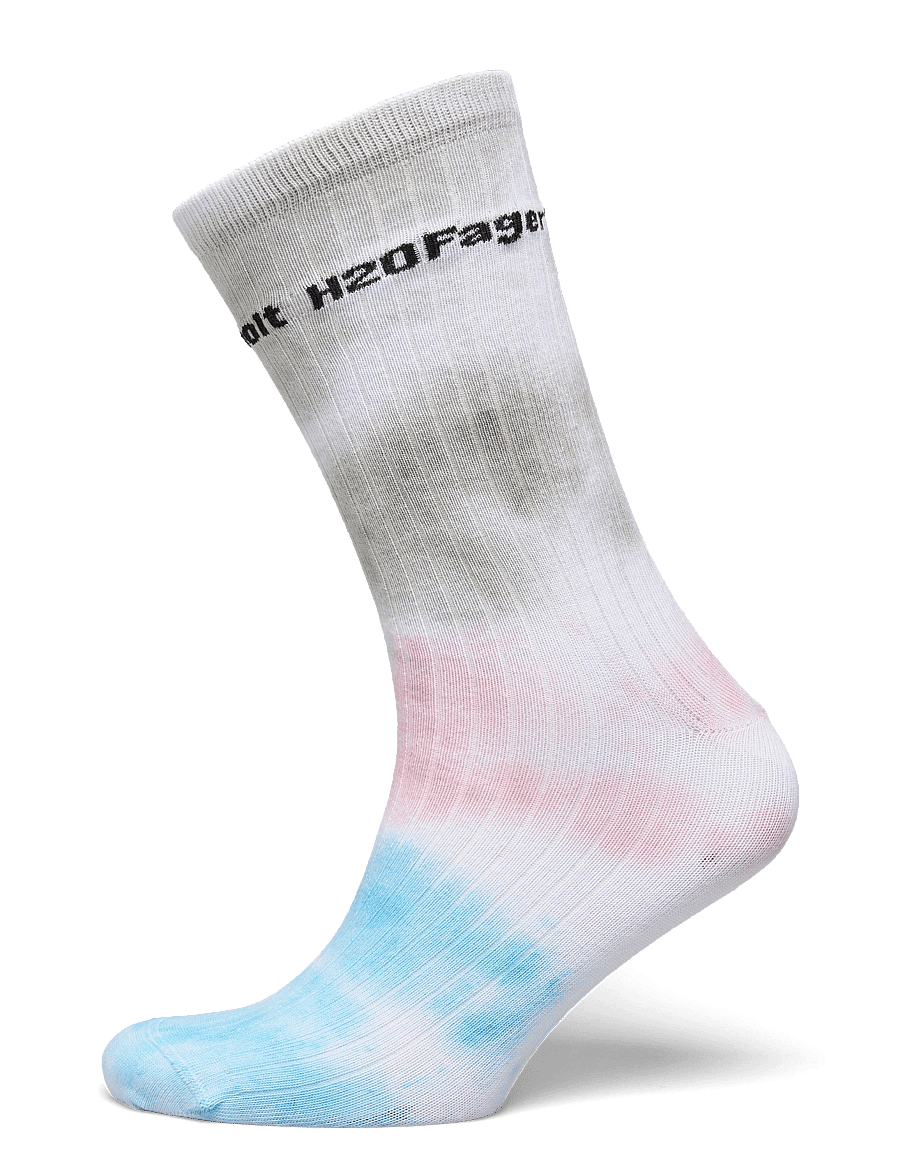 H2O Fagerholt - Dip dye sock - black/white/creamy grey - 4