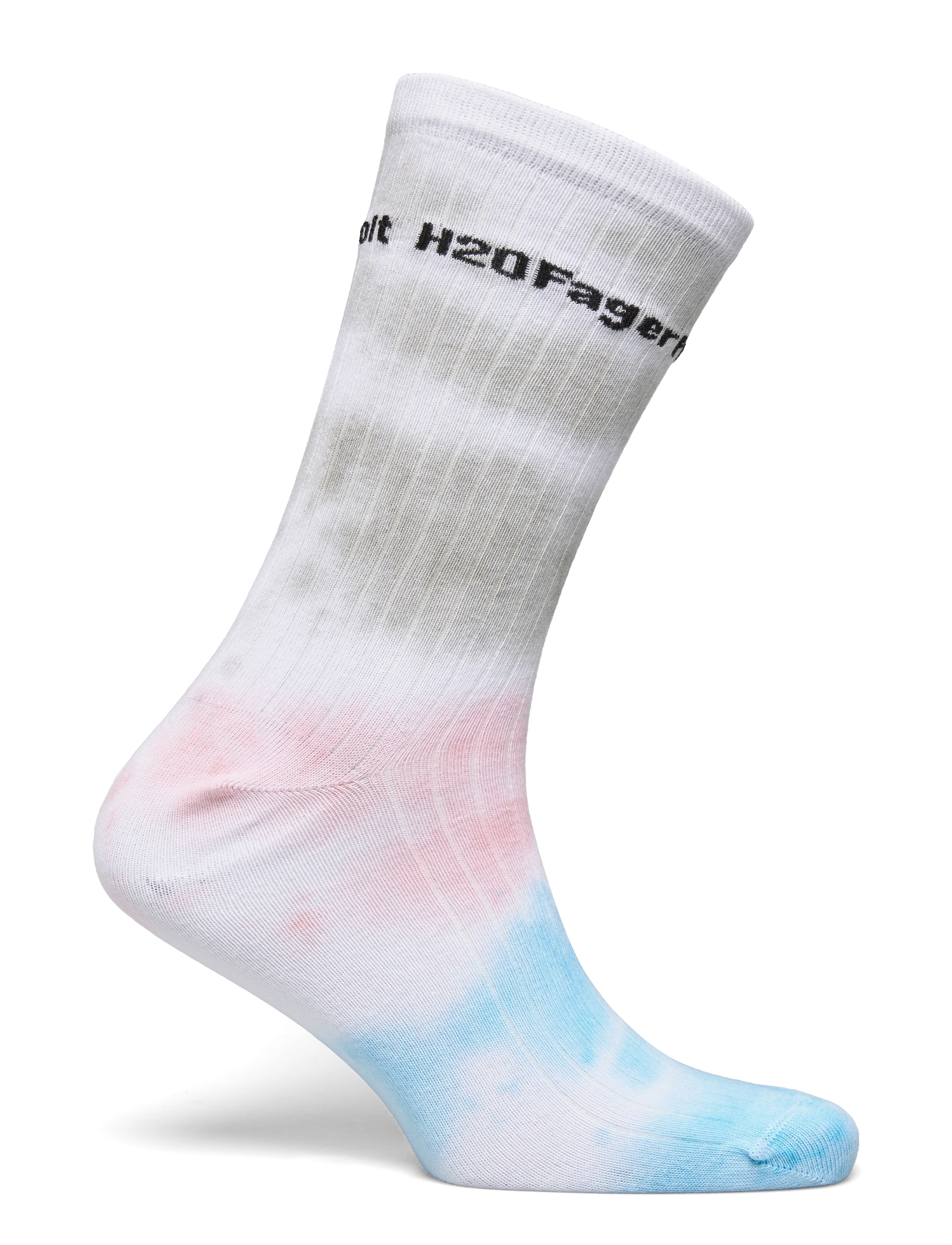 H2O Fagerholt - Dip dye sock - black/white/creamy grey - 5