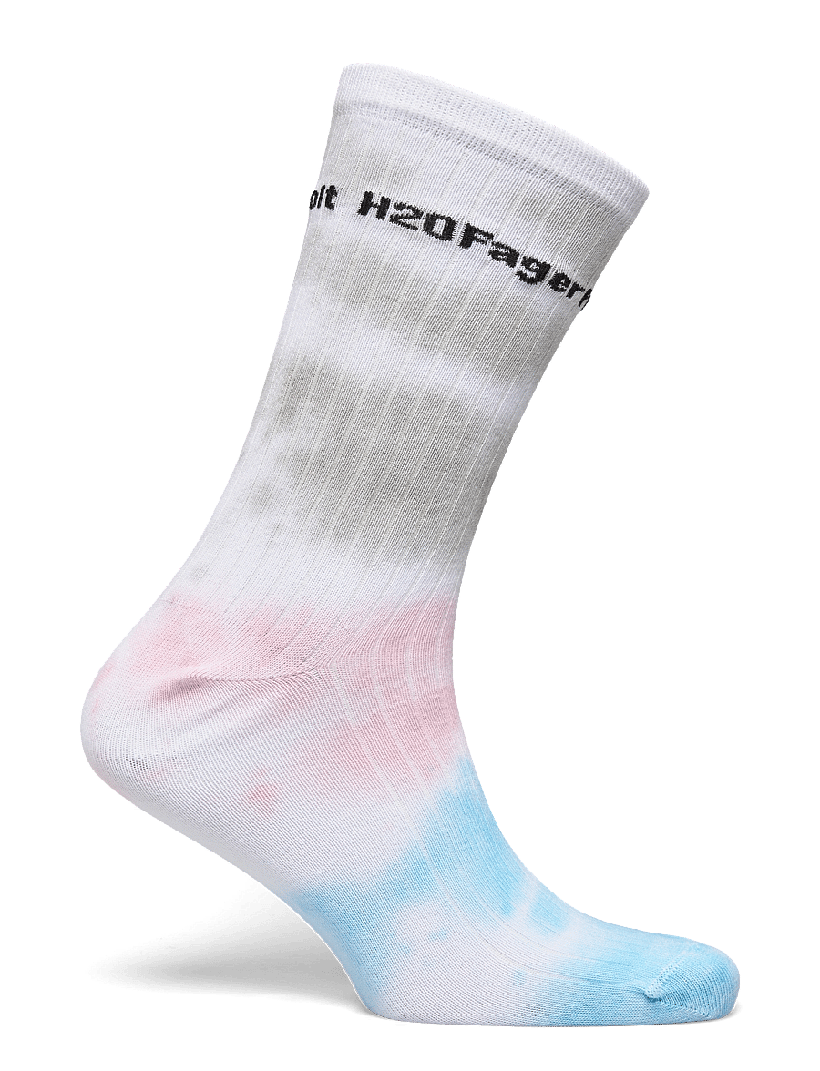 H2O Fagerholt - Dip dye sock - black/white/creamy grey - 5