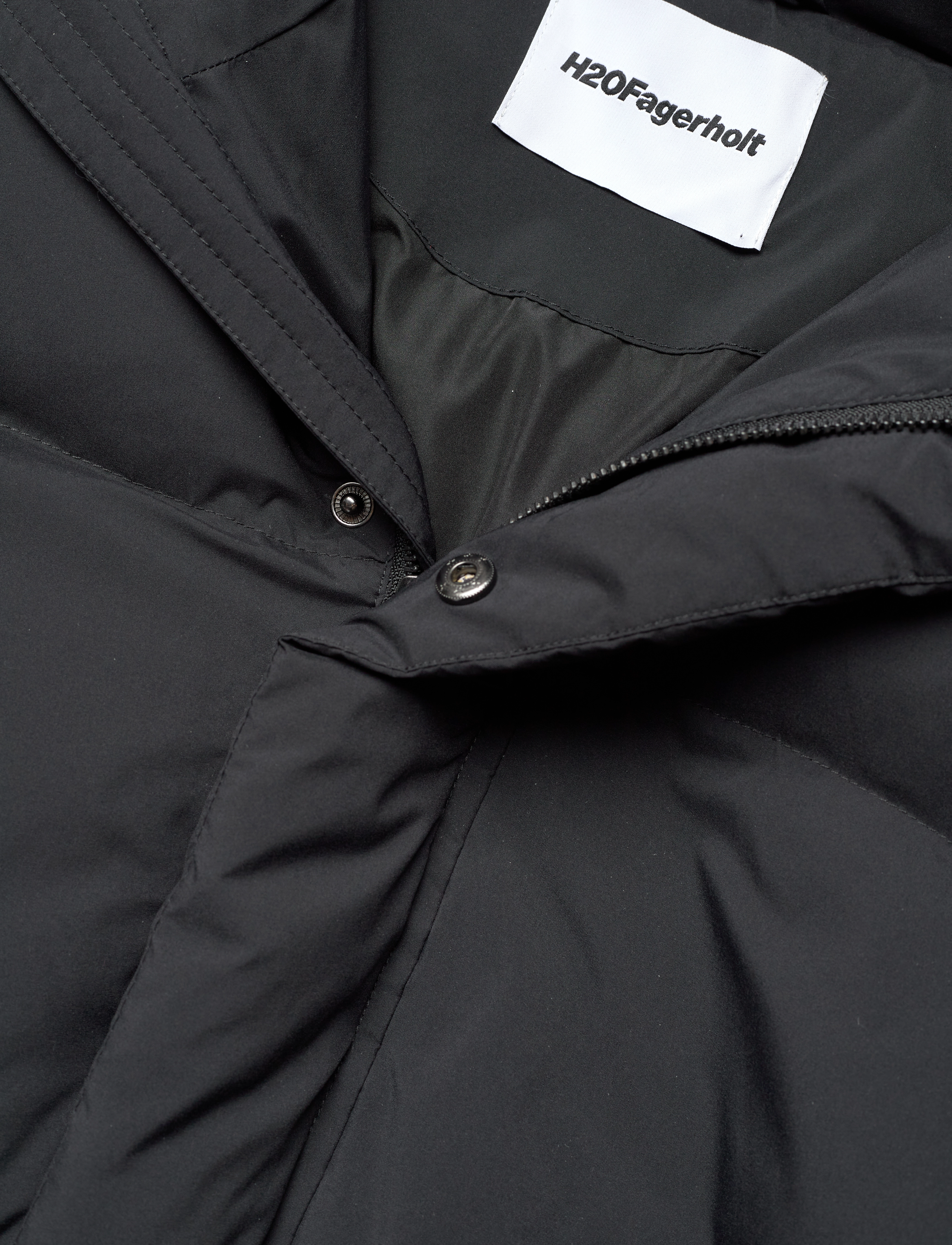 H2O Fagerholt - Puff Down Jacket - Üleriided - black - 3