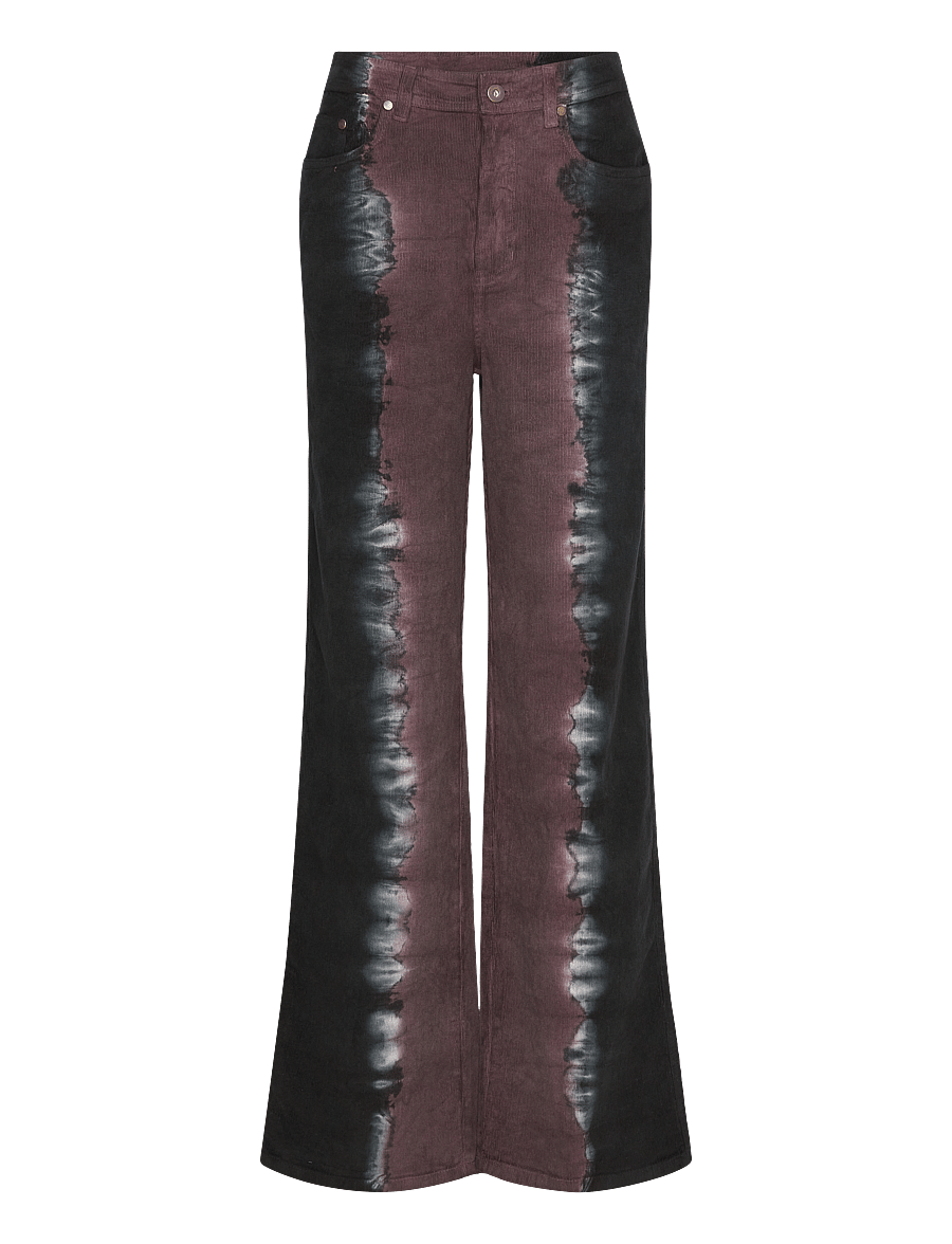 H2O Fagerholt - Brasilia Pants Tie Dye - platūs džinsai - black tie dye - 0