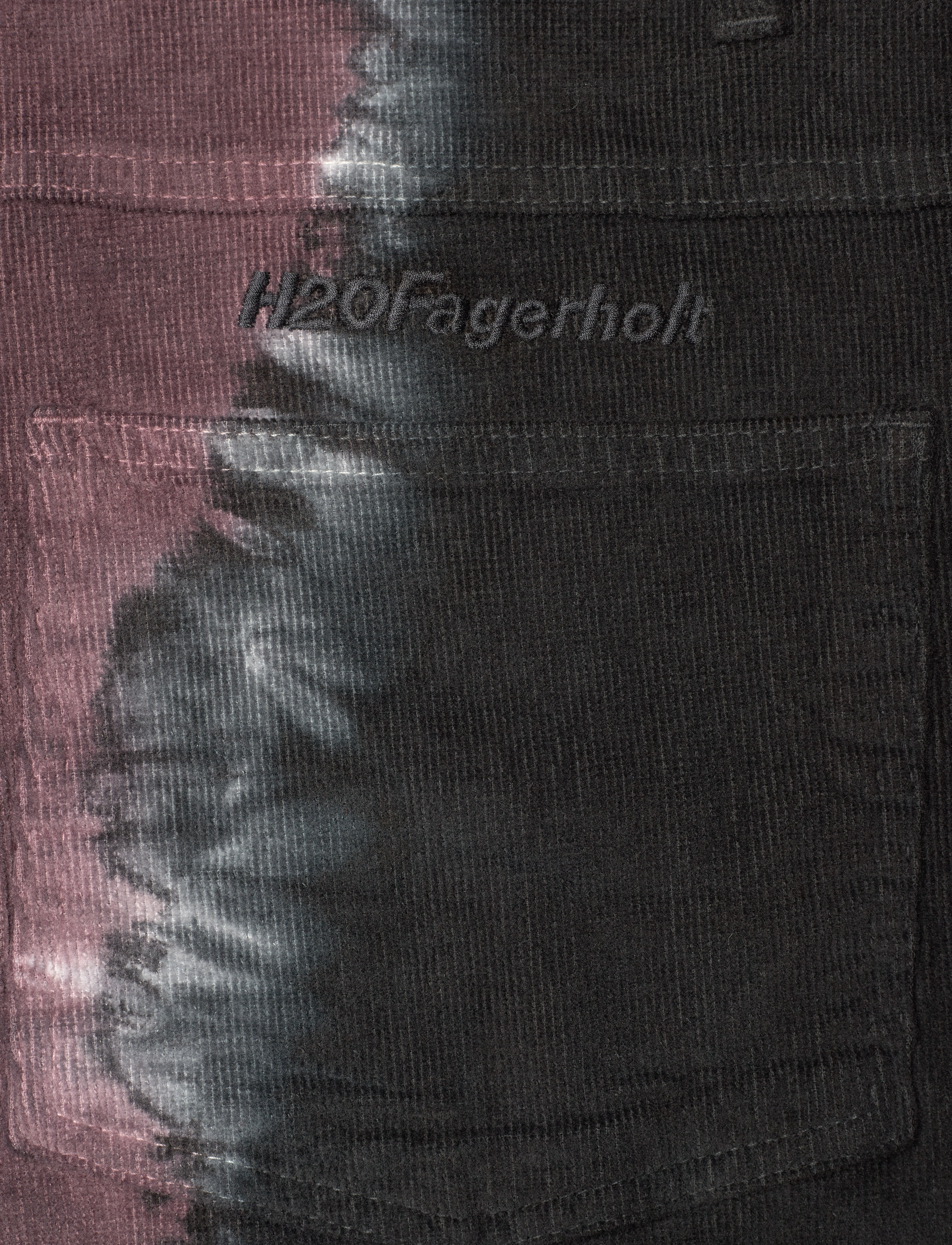 H2O Fagerholt - Brasilia Pants Tie Dye - platūs džinsai - black tie dye - 4