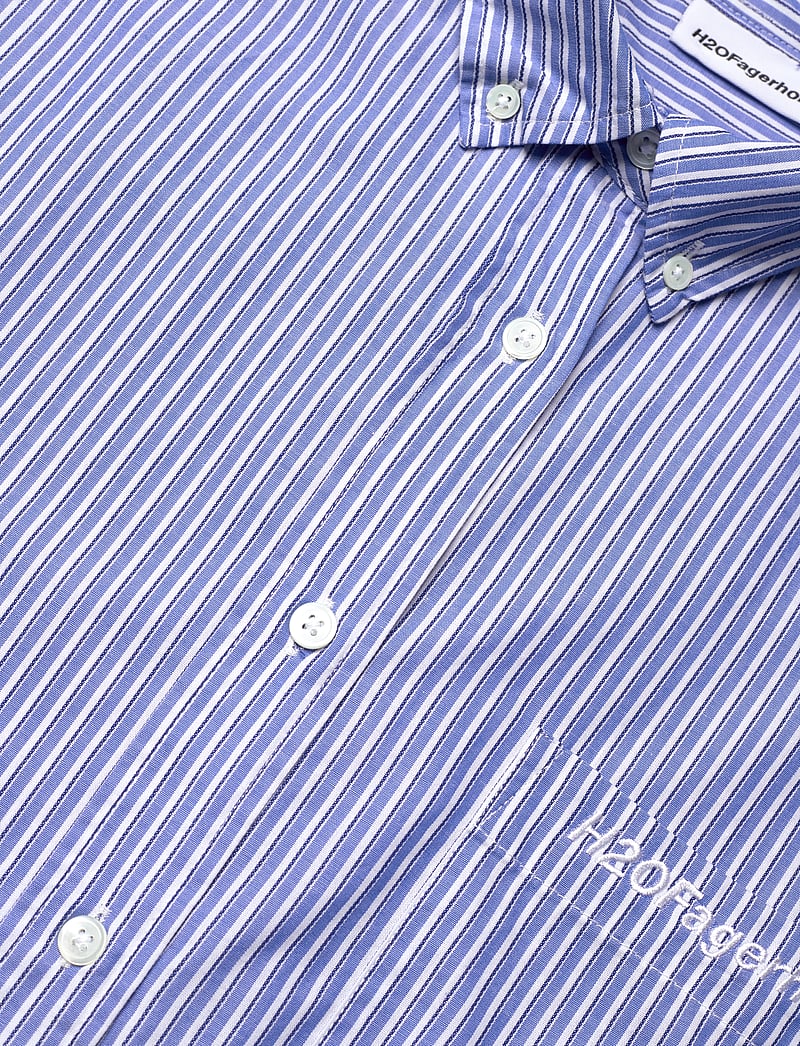 H2O Fagerholt - Holiday Shirt - langärmlige hemden - blue stripe - 5