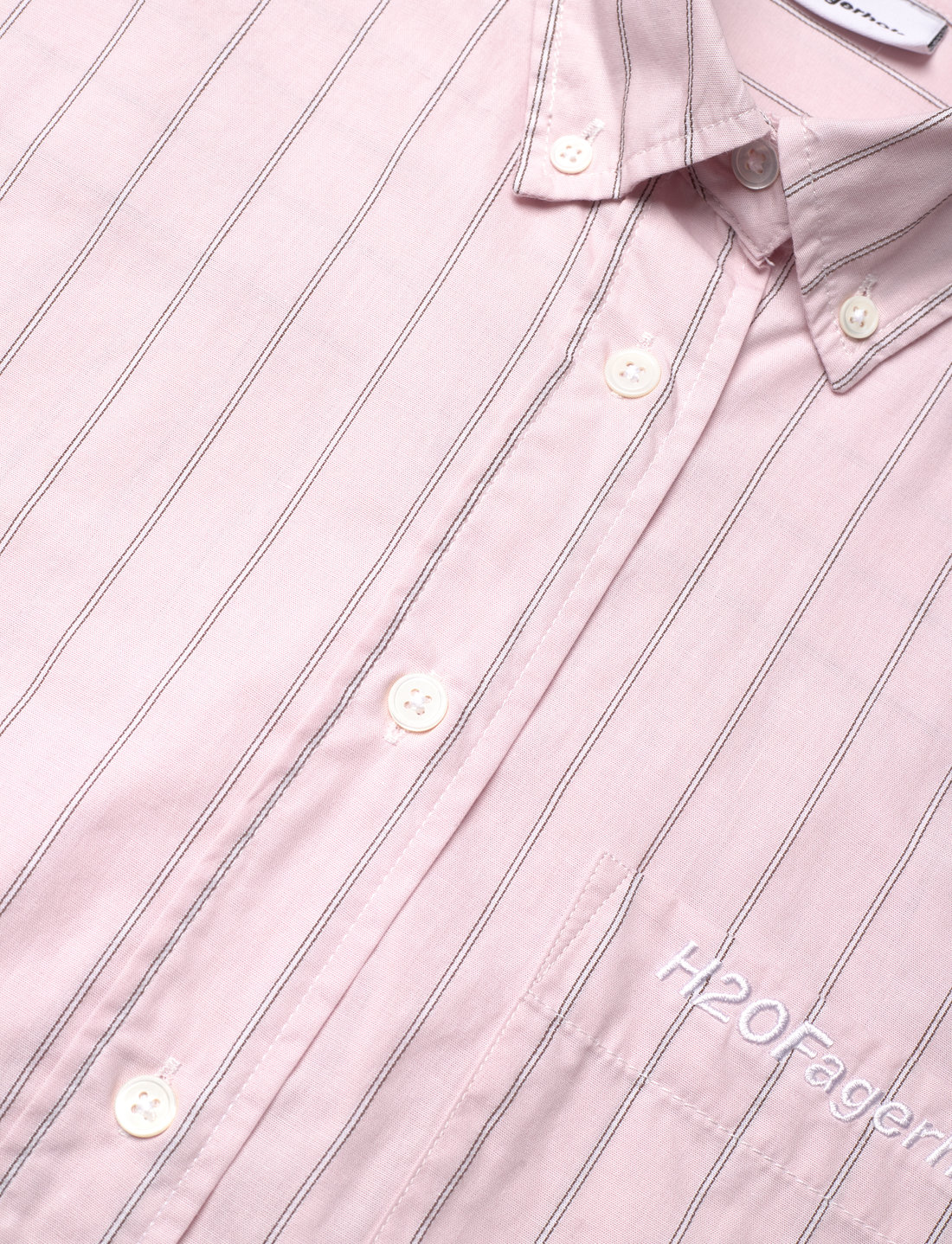 H2O Fagerholt - Holiday Shirt - langærmede skjorter - dusty rose stripe - 2