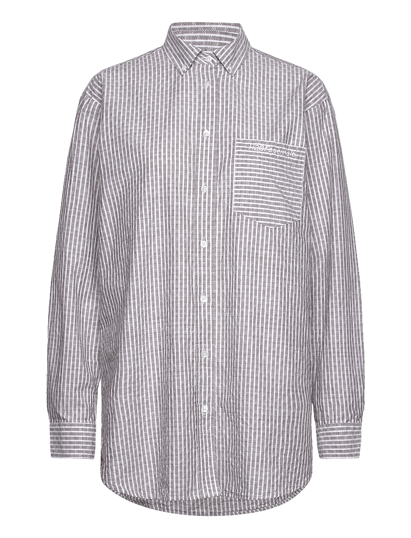 H2O Fagerholt - Holiday Shirt - langærmede skjorter - brown stripe - 0