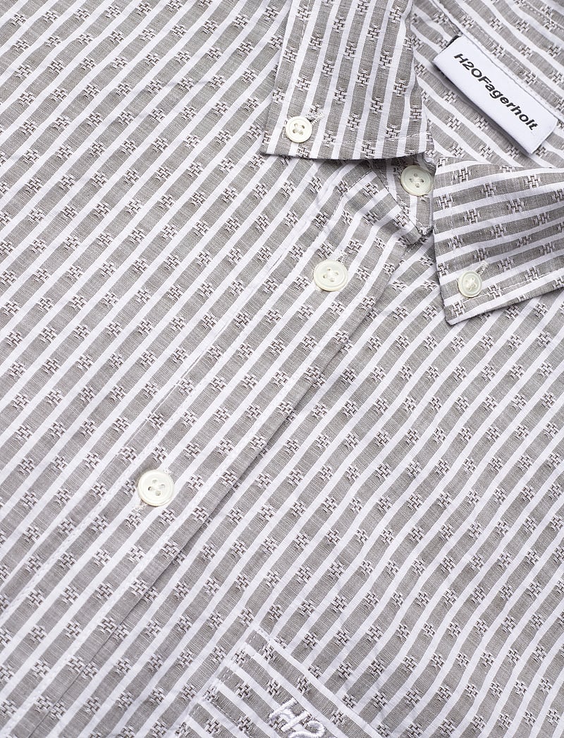 H2O Fagerholt - Holiday Shirt - langærmede skjorter - brown stripe - 2
