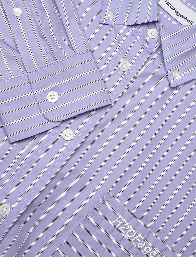 H2O Fagerholt - Holiday Shirt - langärmlige hemden - light blue stripe - 2